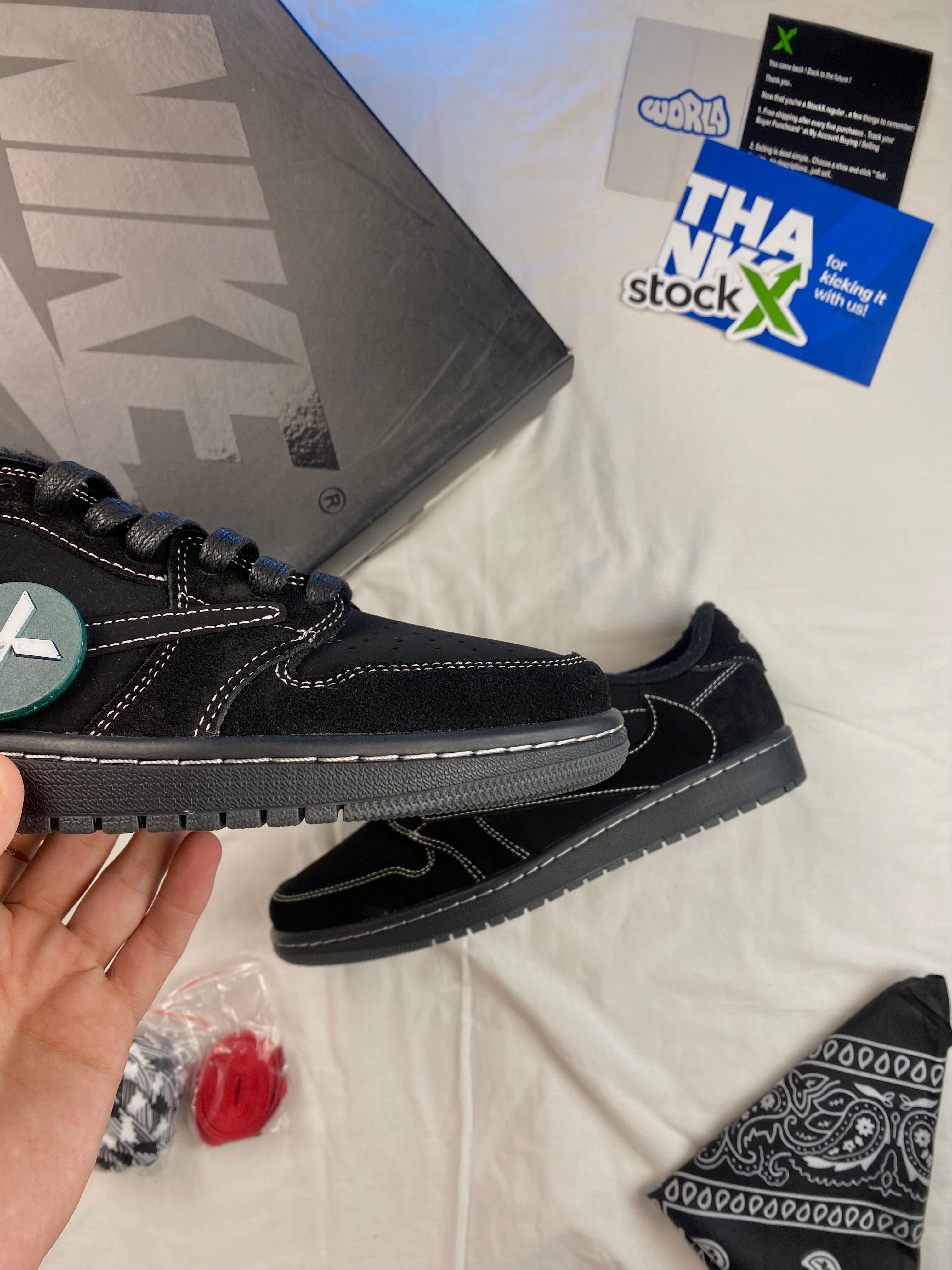 Travis Scott x Air Jordan 1 Low OG SP 'Black Phantom'