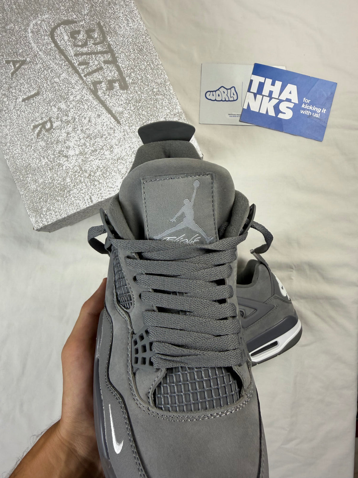 Nigel Sylvester x Jordan 4 Retro OG SP 'Wolf Grey'