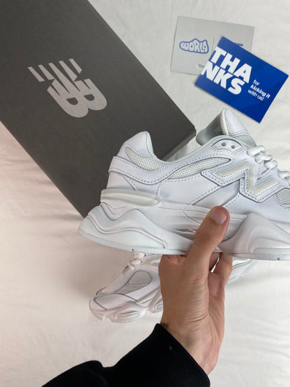 New Balance 9060 'Triple White'