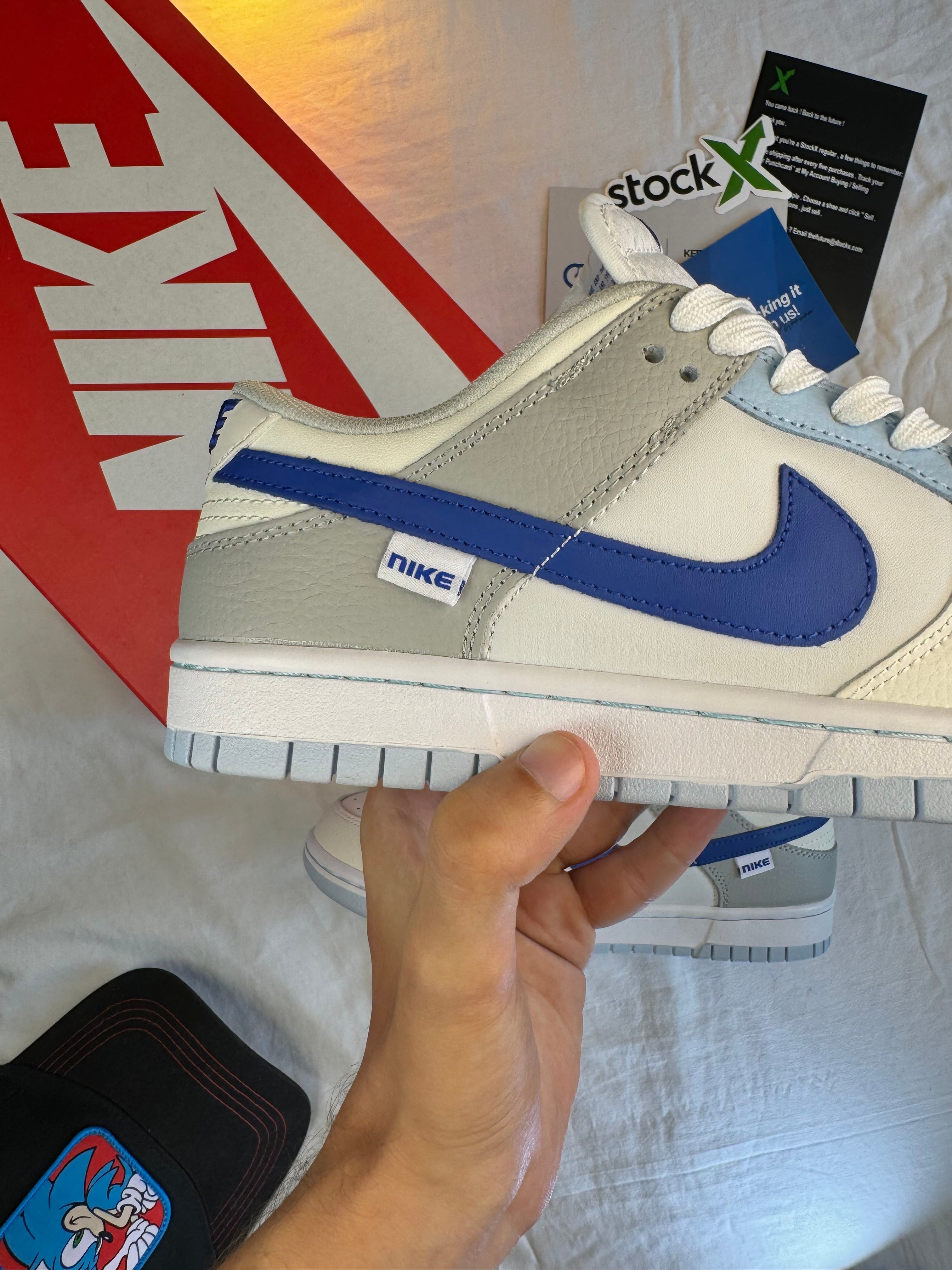 Nike DUNK LOW GS 'JUST STITCH IT - HYPER ROYAL'