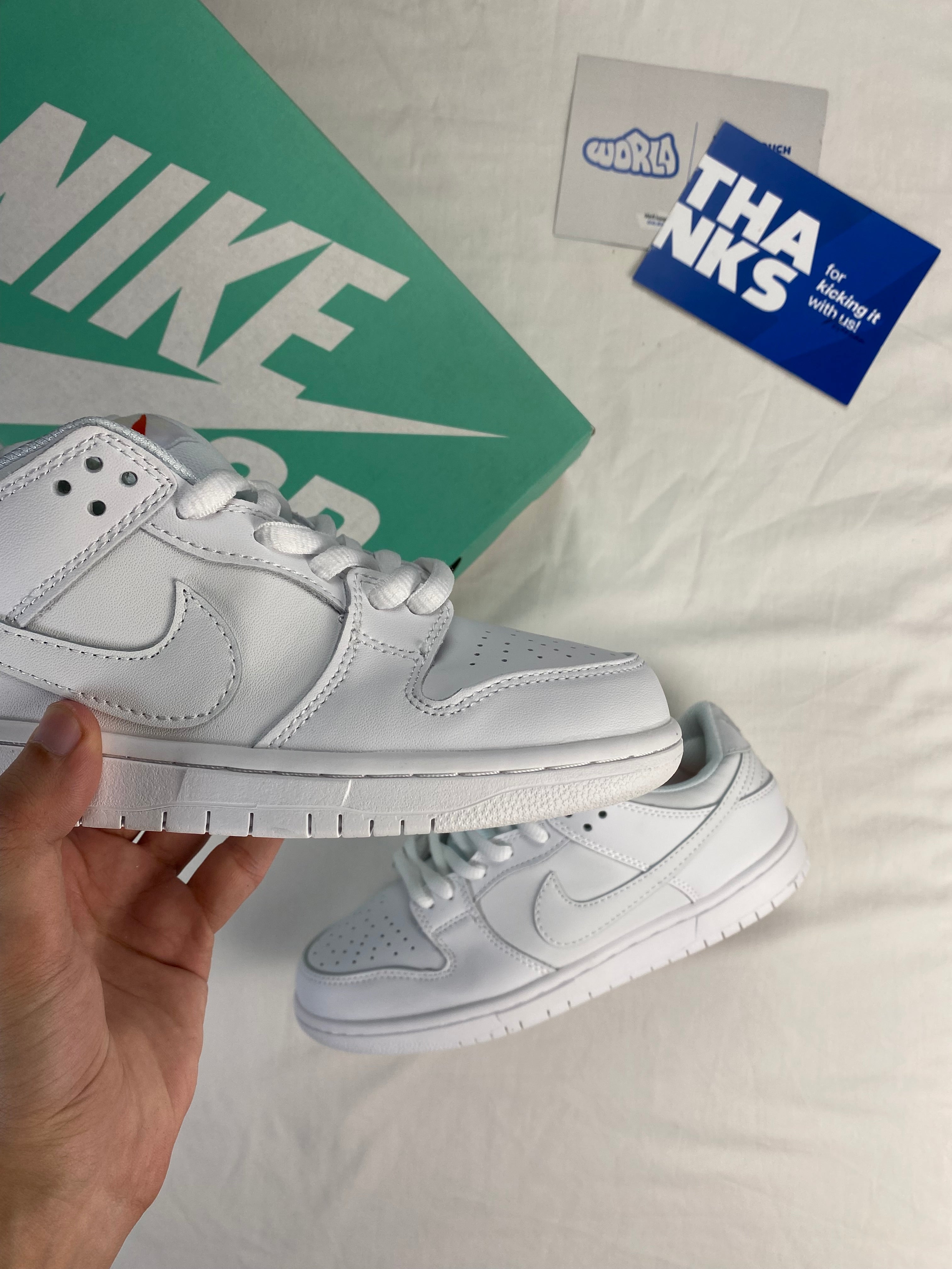 Nike Dunk Low Pro SB 'Triple White'