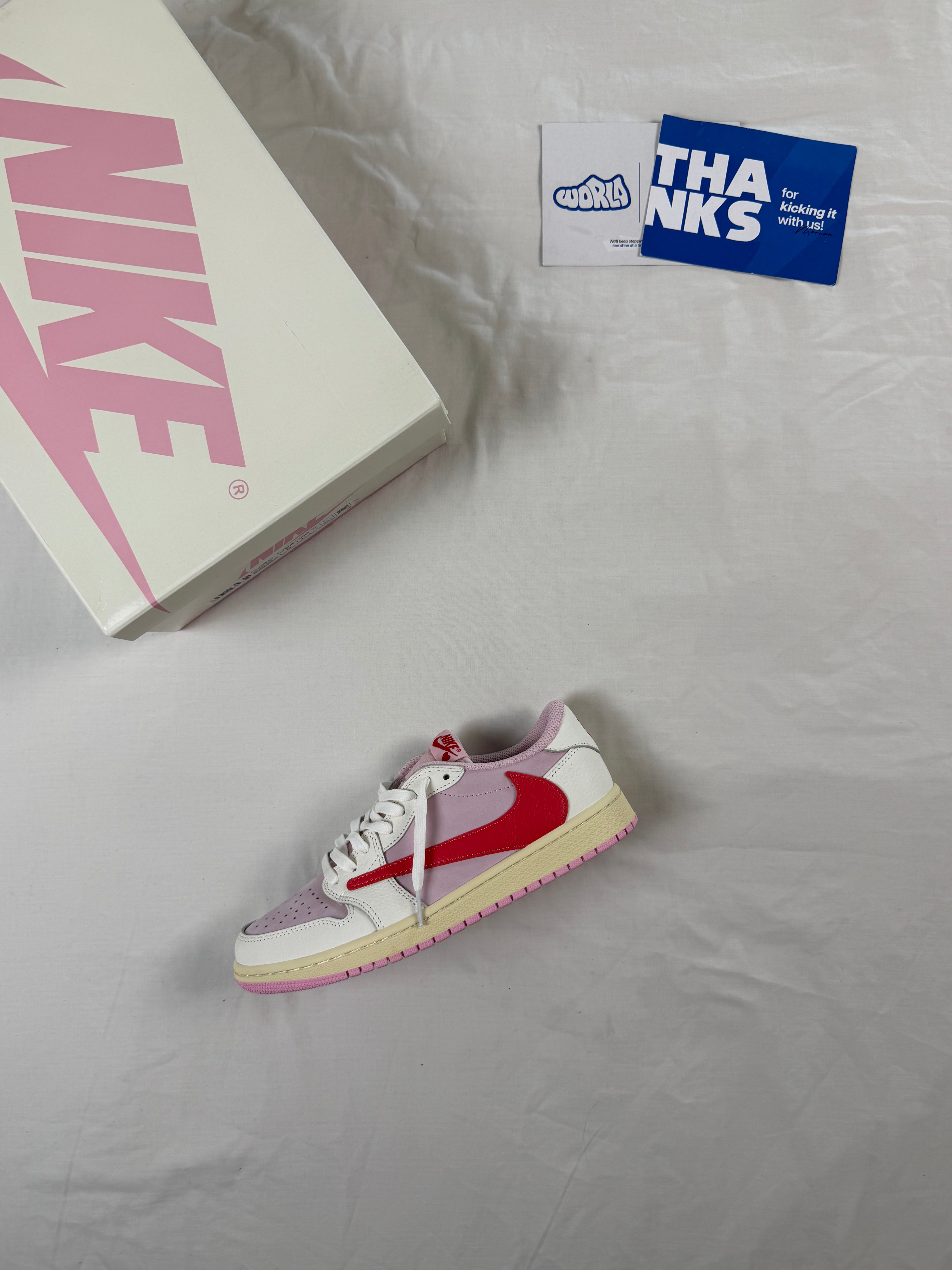 Travis Scott x Jordan 1 Retro Low OG 'Sail Tropical Pink'