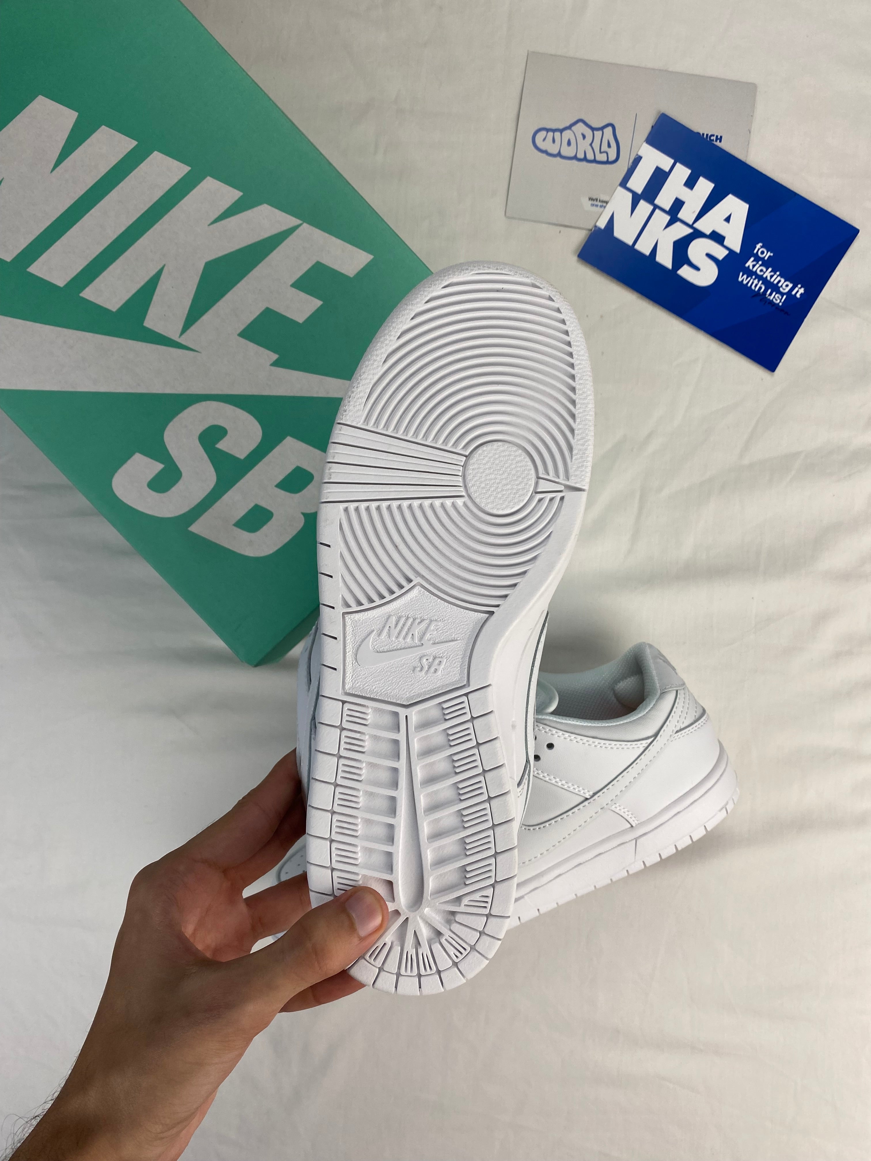 Nike Dunk Low Pro SB 'Triple White'
