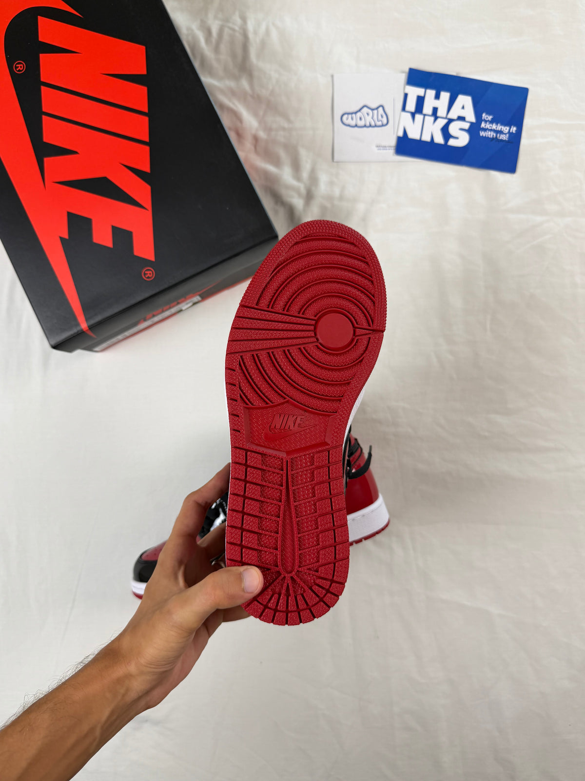 Jordan 1 Retro High OG 'Patent Bred'