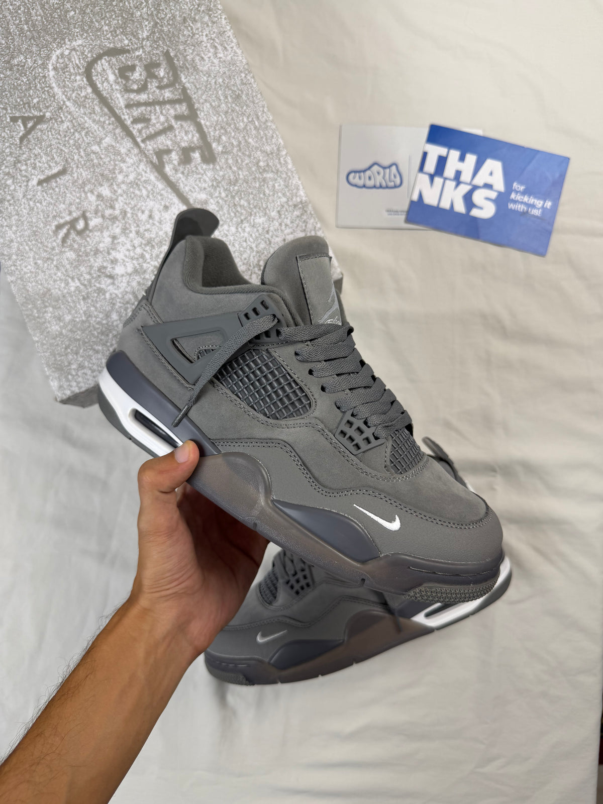 Nigel Sylvester x Jordan 4 Retro OG SP 'Wolf Grey'