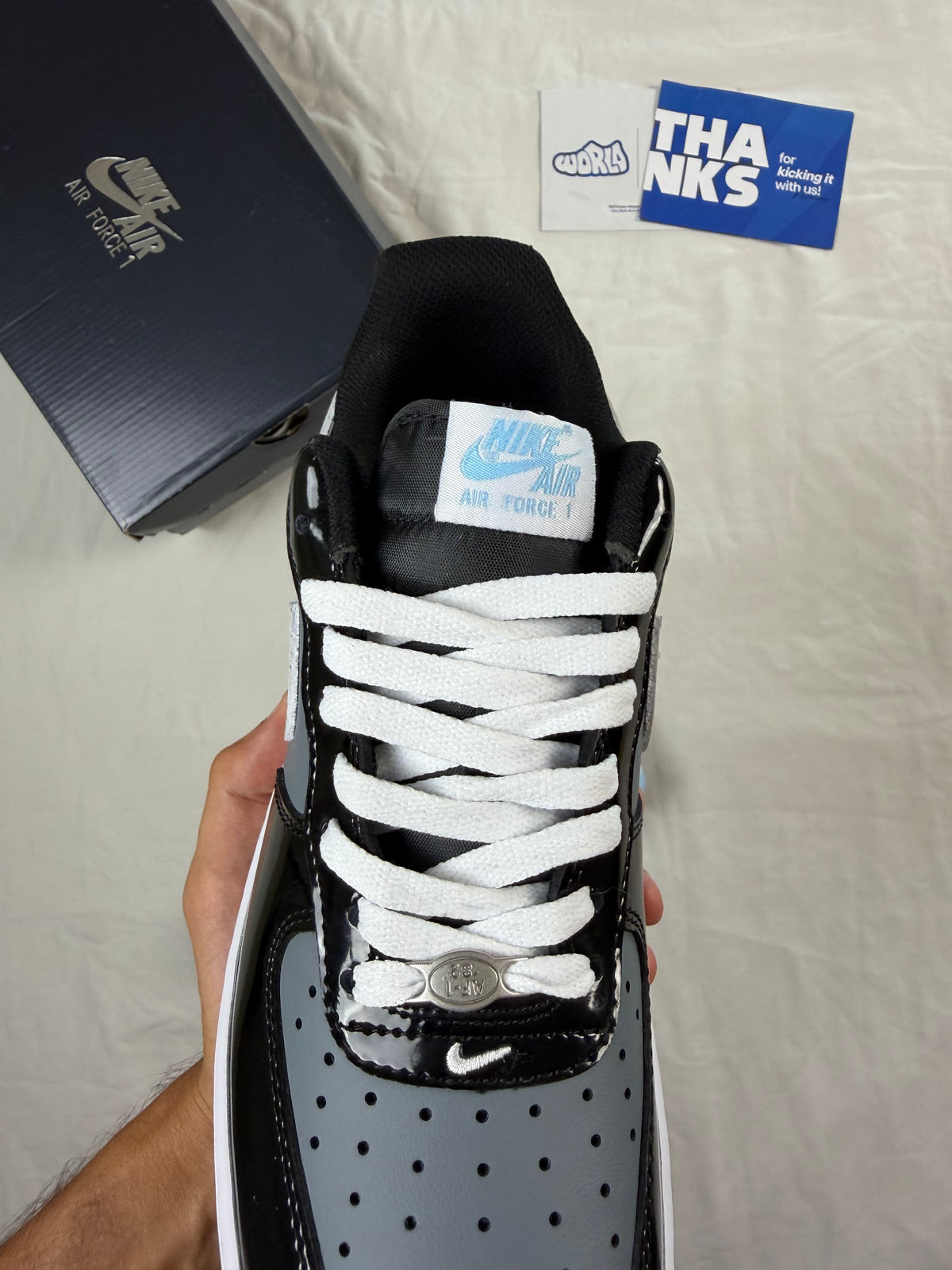 Nike Air Force 1 Low Black Armory Blue