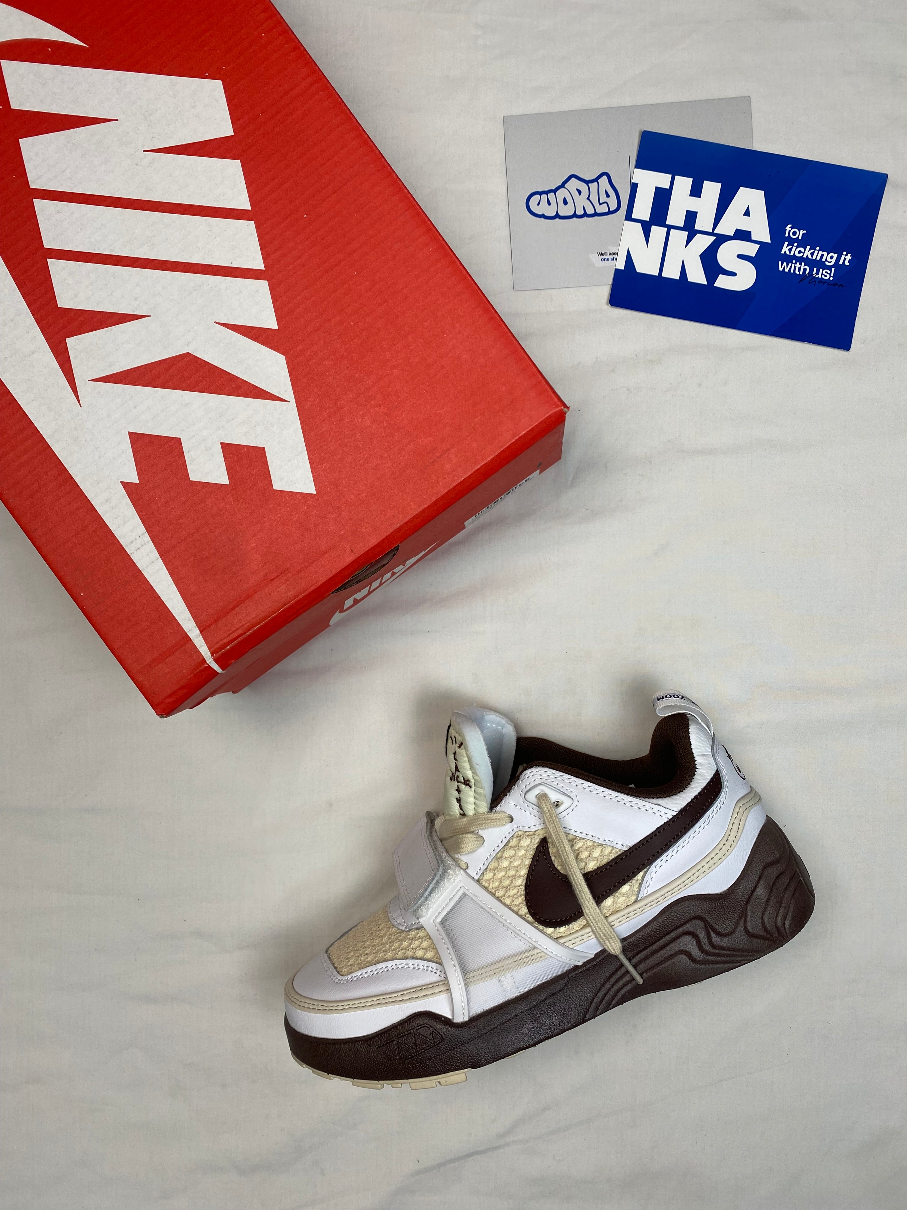 Travis Scott x Zoom Field Jaxx 'Light Chocolate'