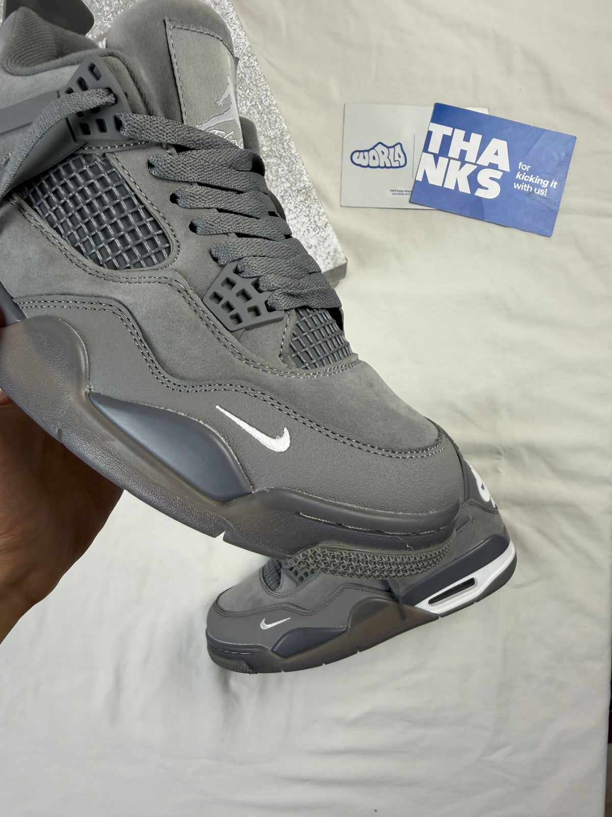 Nigel Sylvester x Jordan 4 Retro OG SP 'Wolf Grey'