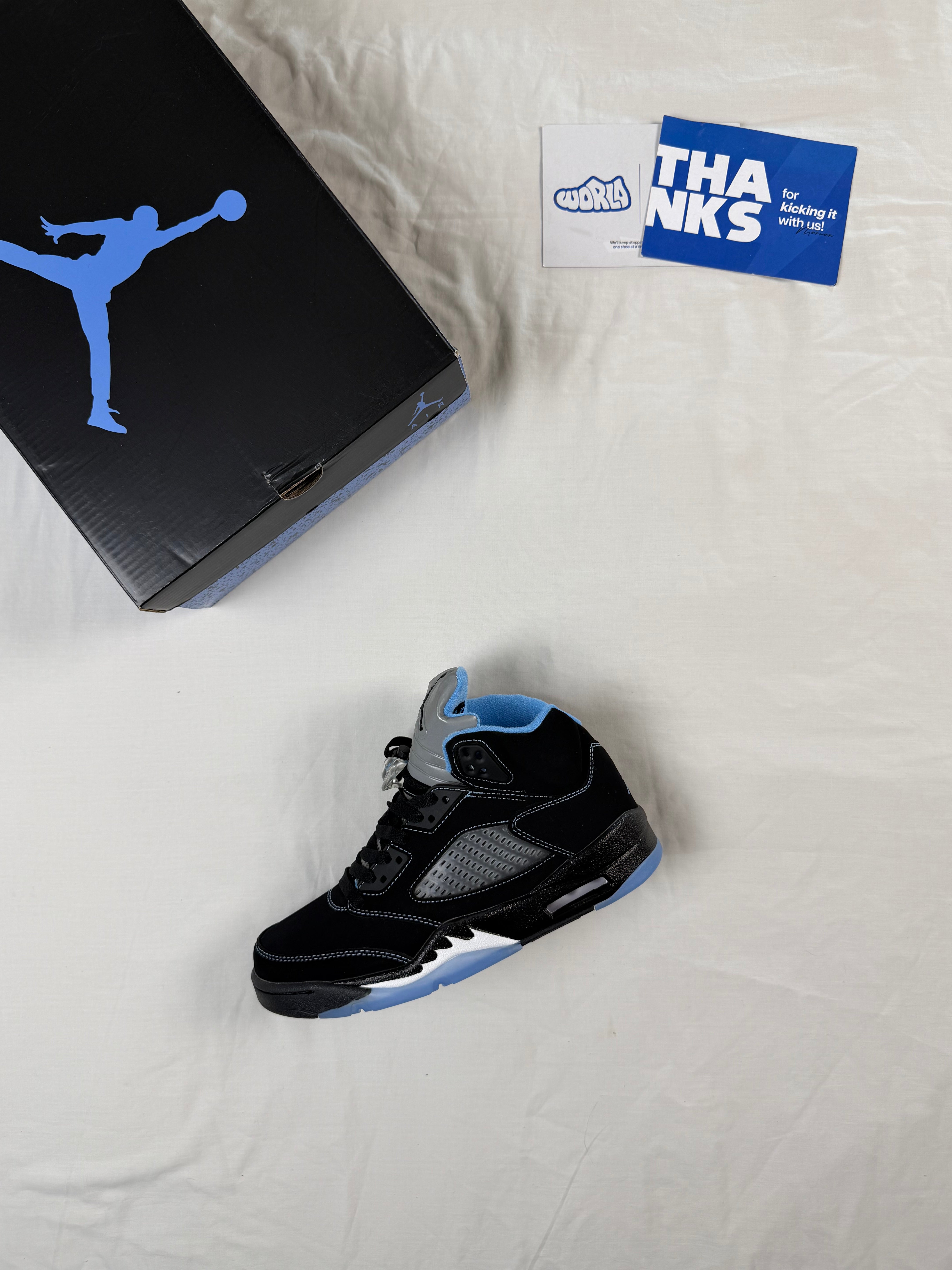 Jordan 5 Retro GS 'Black Carolina / UNC' 2026