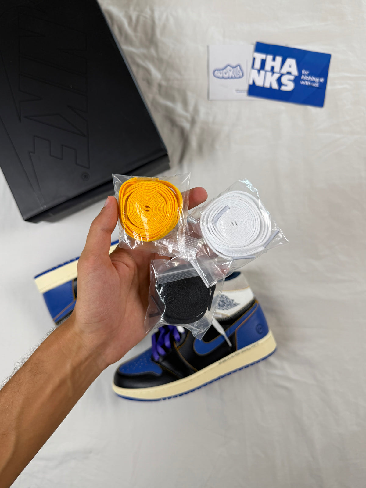 Fragment Design x Union LA x Jordan 1 Retro High OG 'Sport Royal'