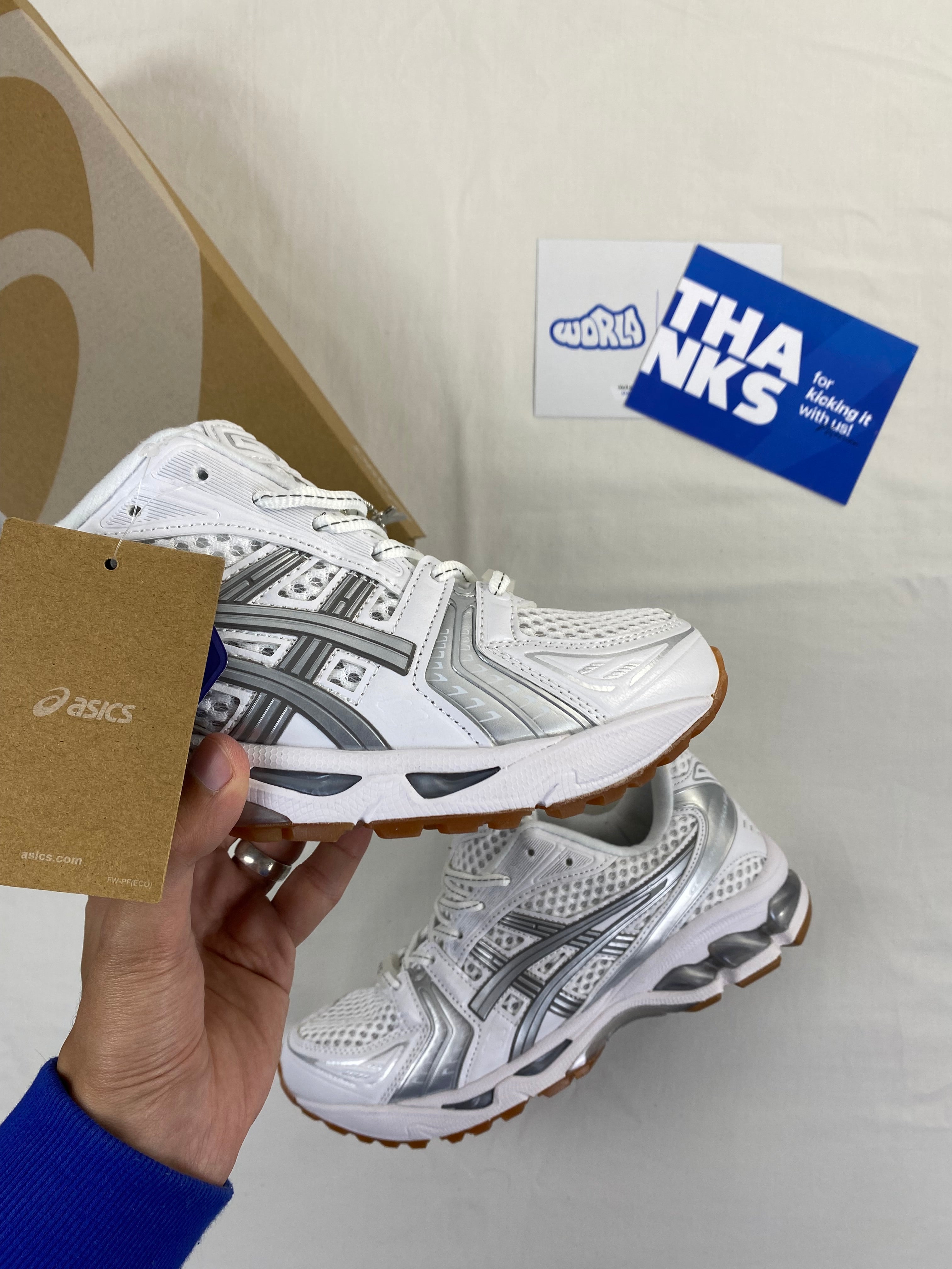 ASICS A.P.C. x Gel Kayano 14 'White Pure Silver'
