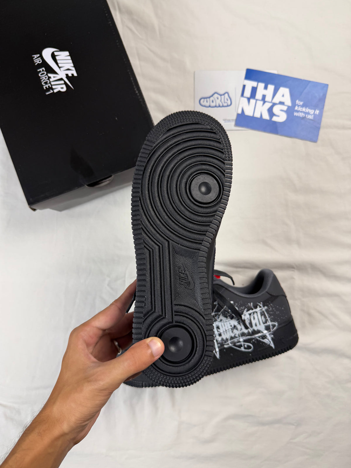 Nike Air Force 1 Low Anthracite Custom