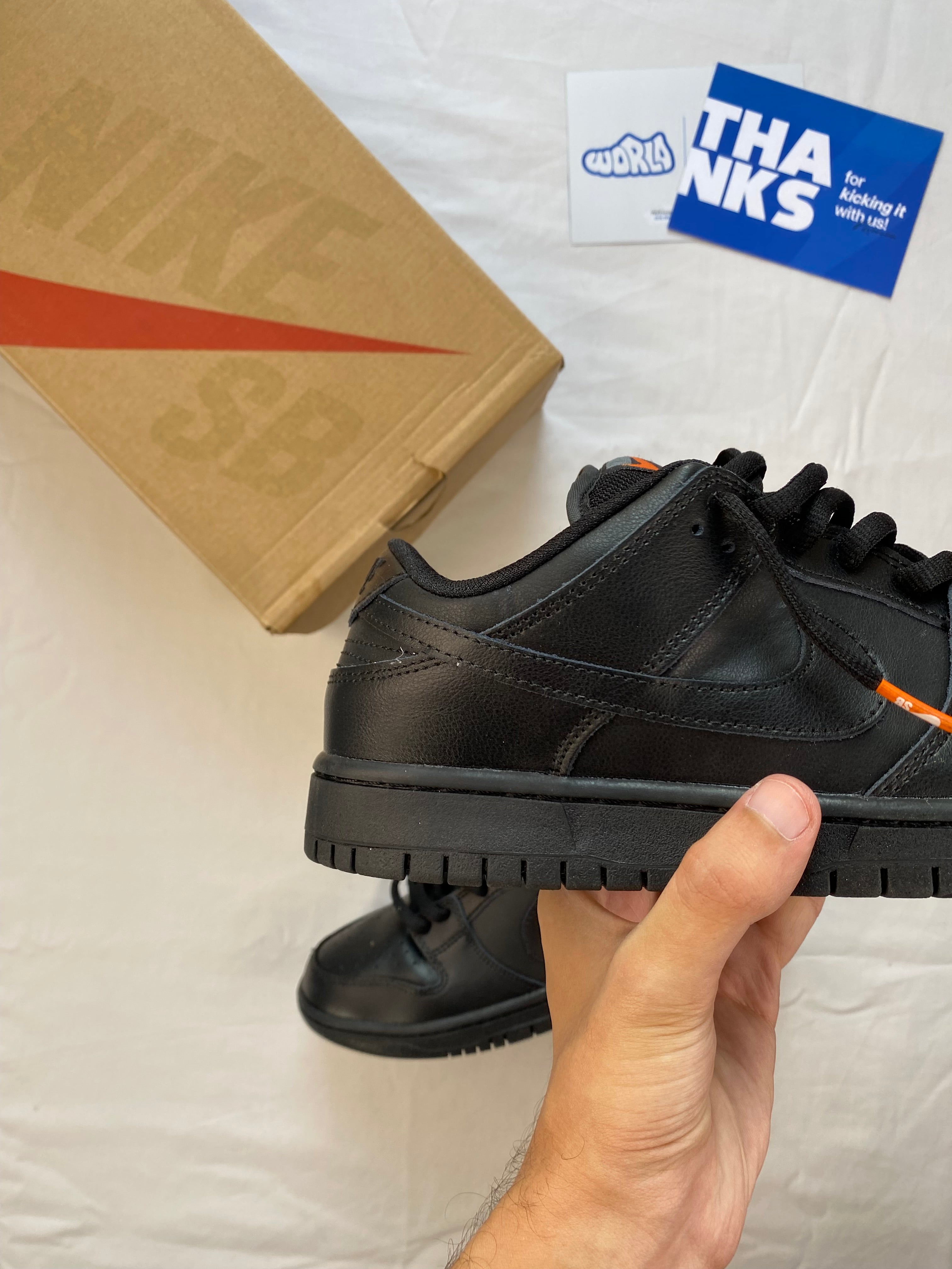 Nike Dunk Low Pro SB 'Triple Black' Sample