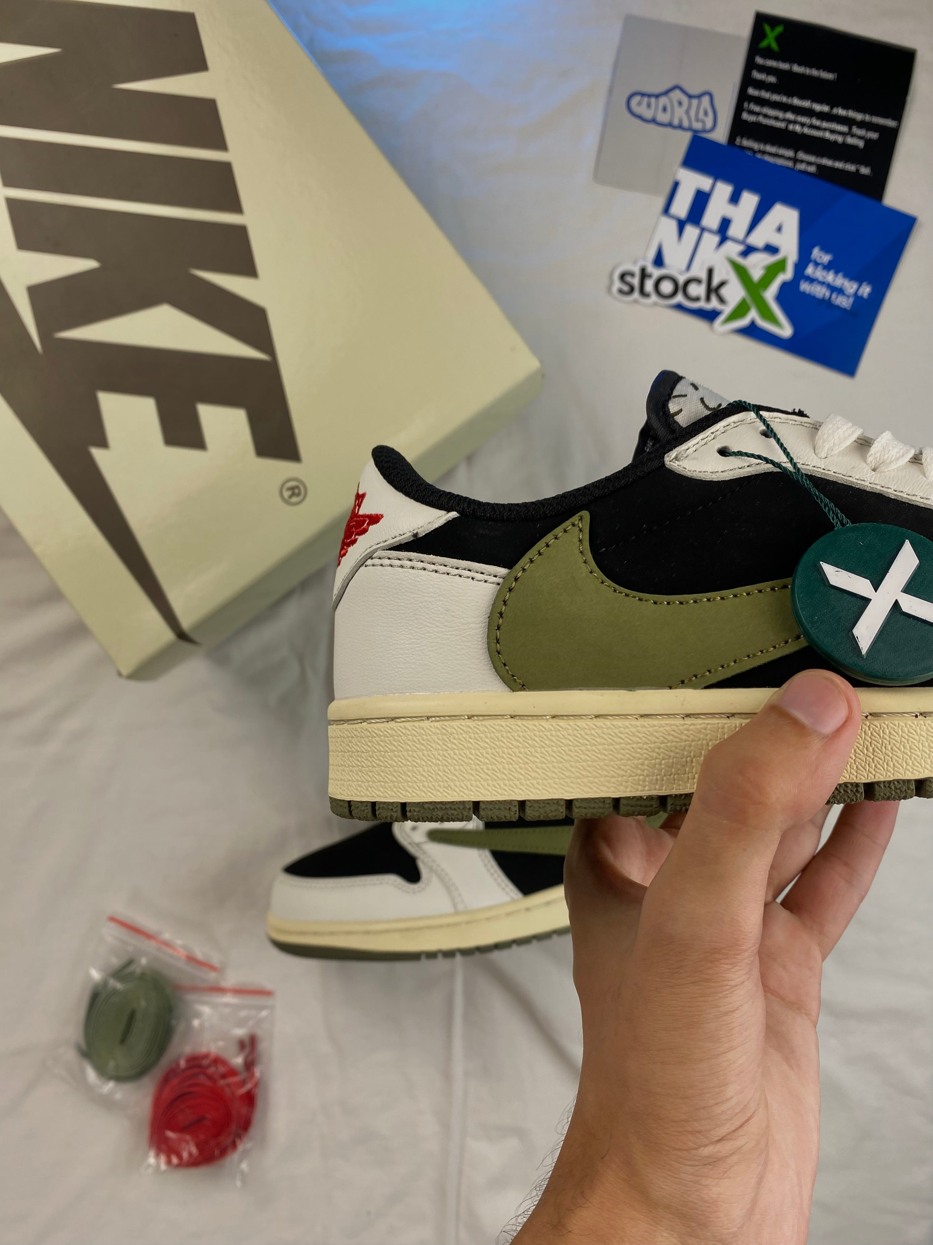 Travis Scott x Air Jordan 1 Low 'Olive'
