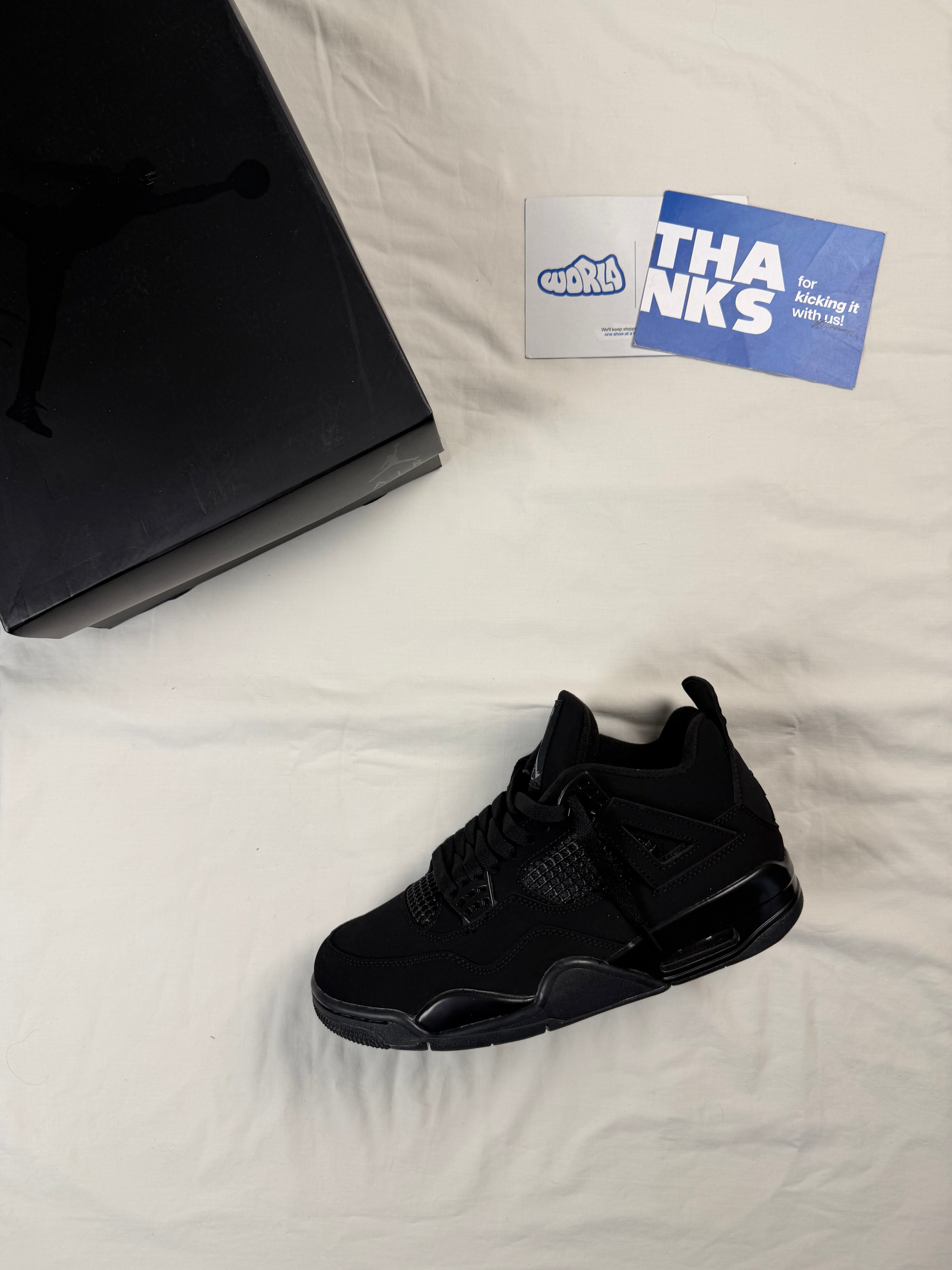 Air Jordan 4 Retro GS 'Black Cat'