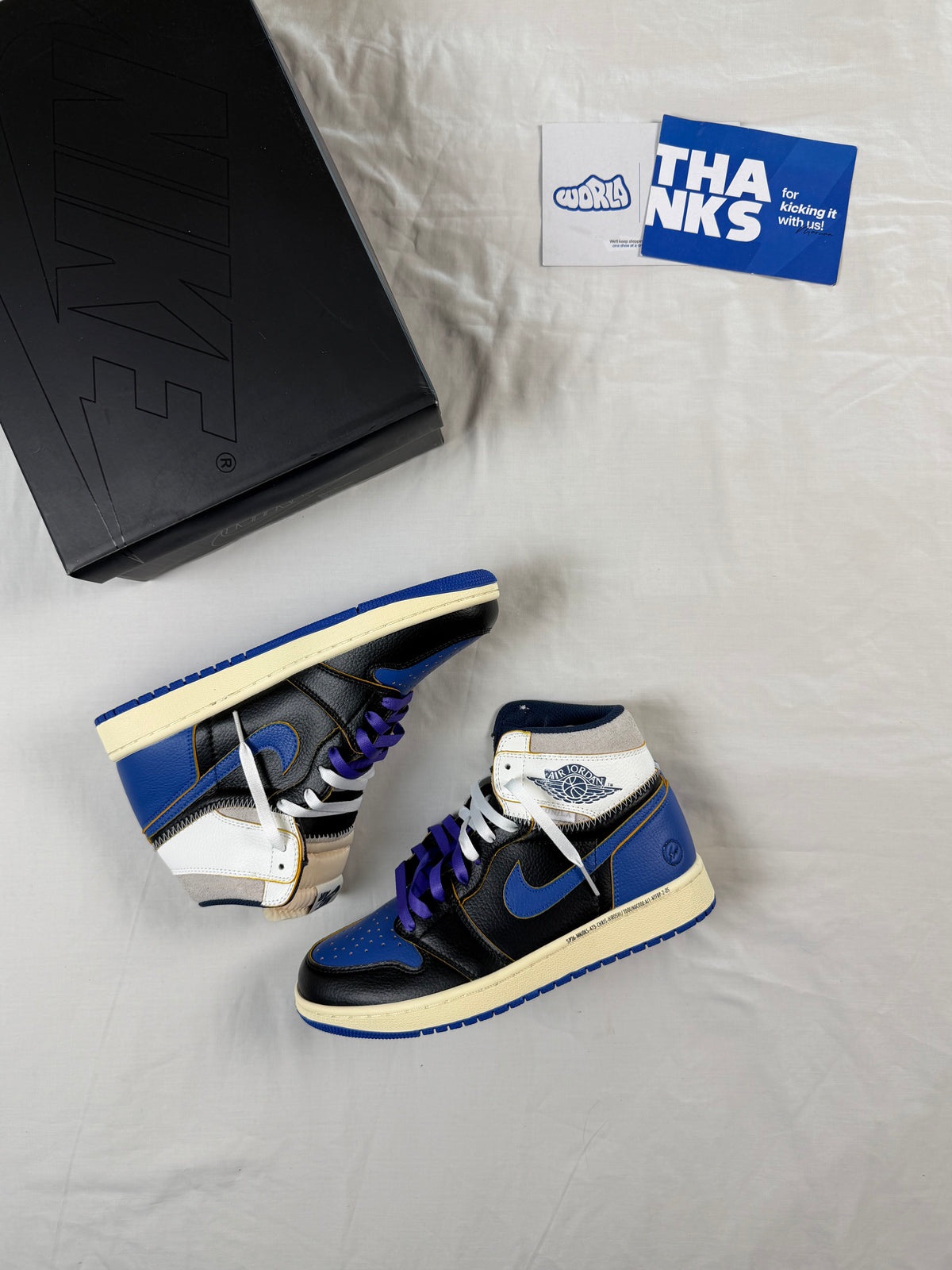 Fragment Design x Union LA x Jordan 1 Retro High OG 'Sport Royal'