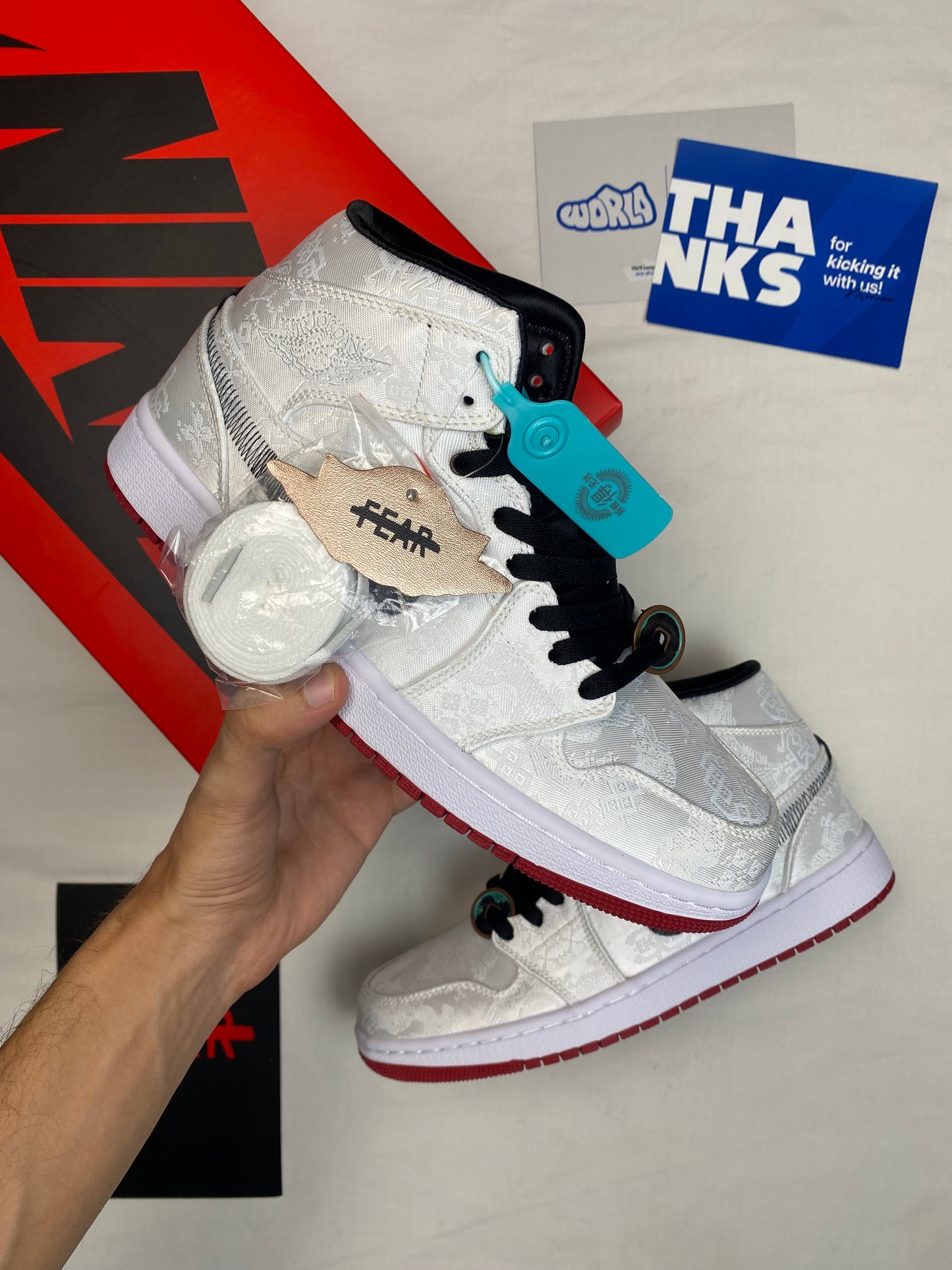 CLOT x Air Jordan 1 Mid 'Fearless'