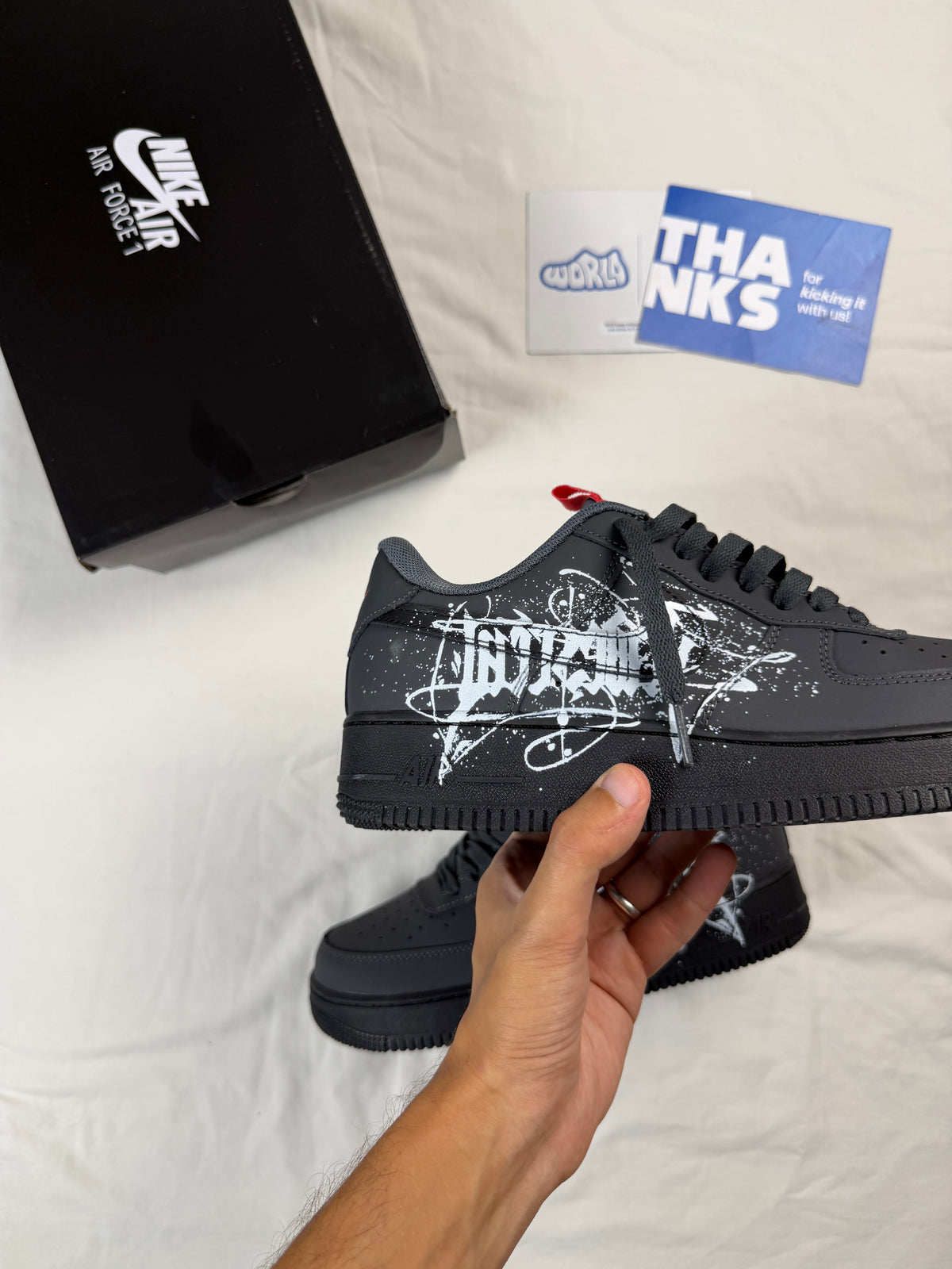 Nike Air Force 1 Low Anthracite Custom