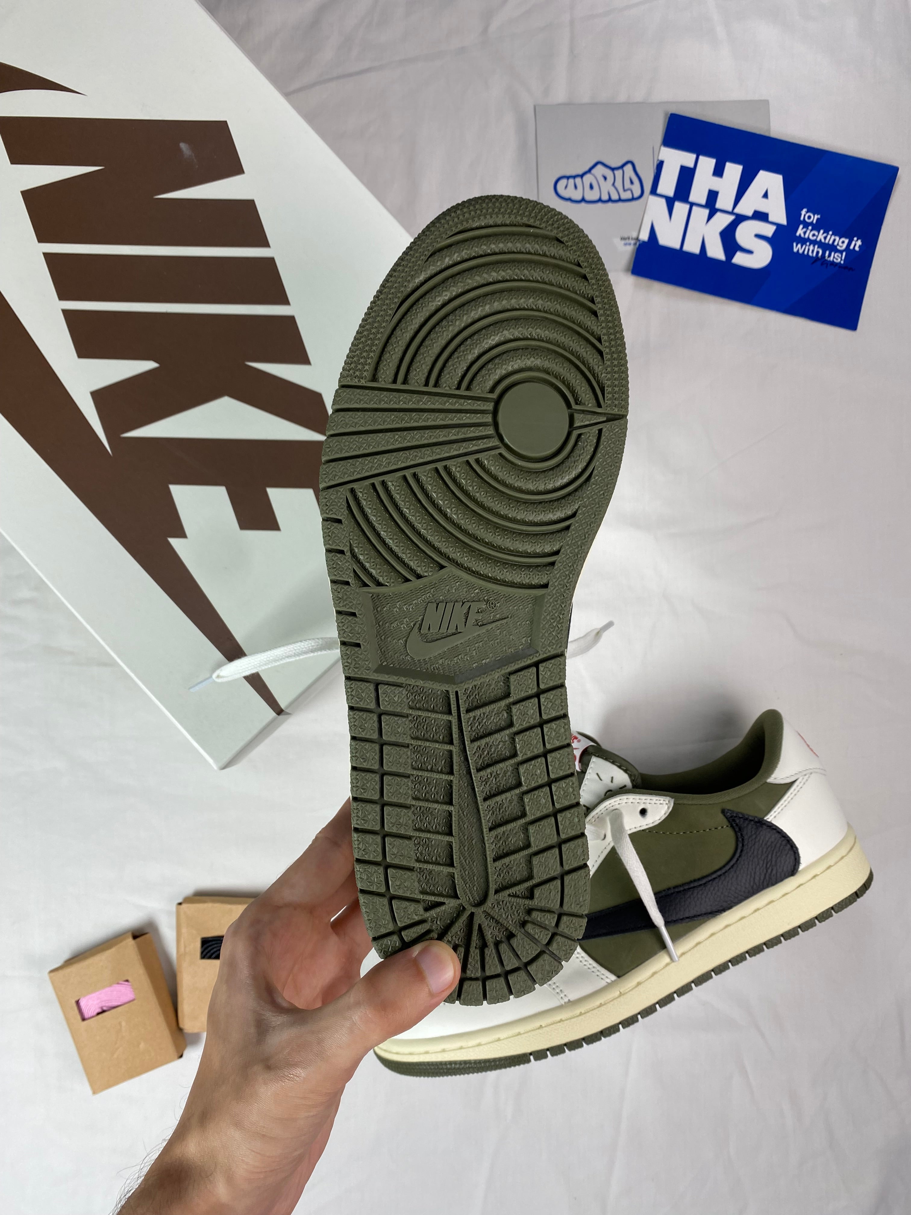 Travis Scott x Jordan 1 Low OG SP 'Reverse Olive / Medium Olive'