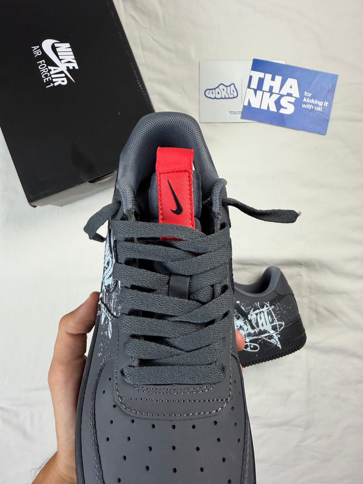 Nike Air Force 1 Low Anthracite Custom