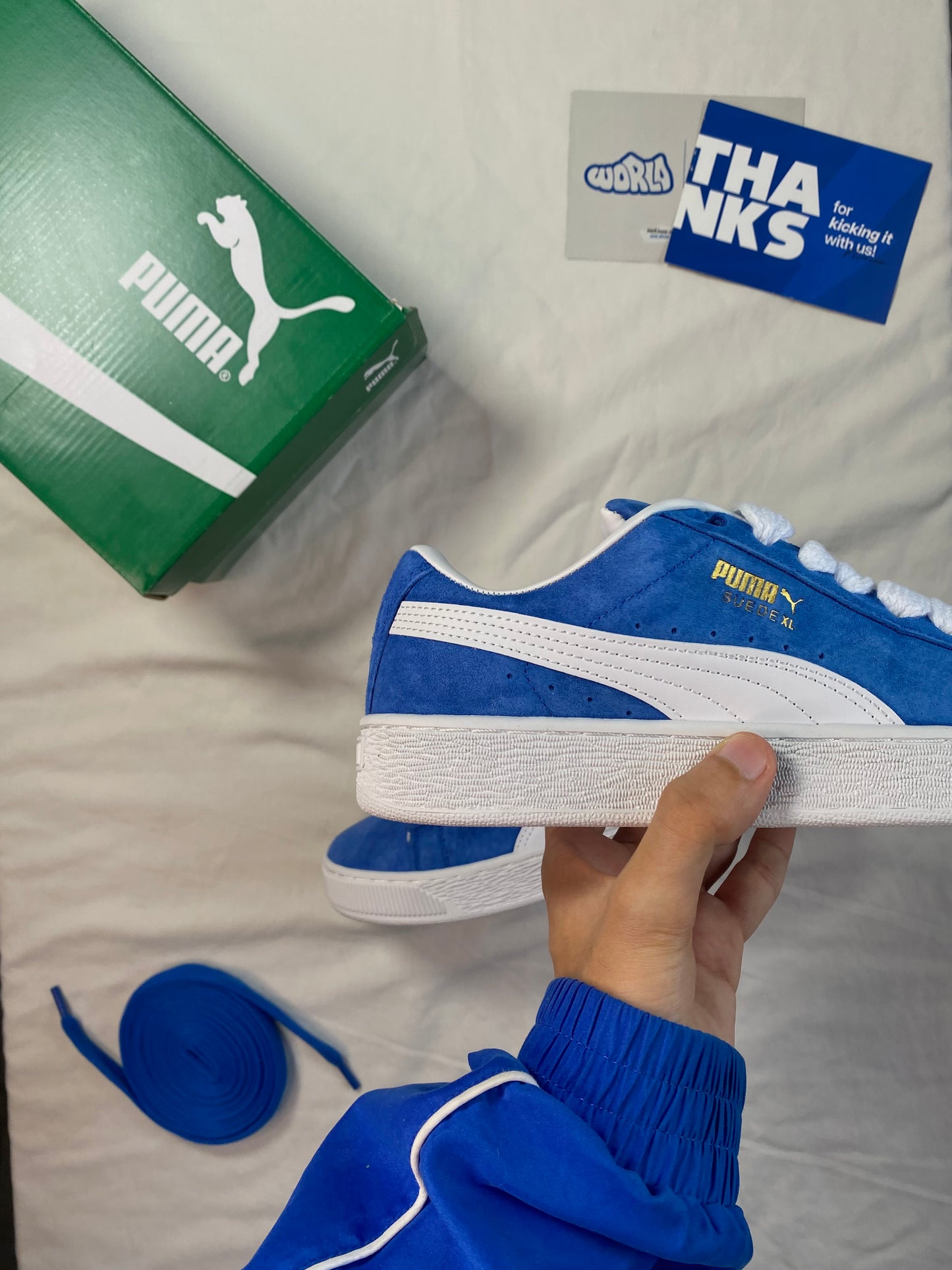 Puma Suede XL Little Kid 'Team Royal Blue'