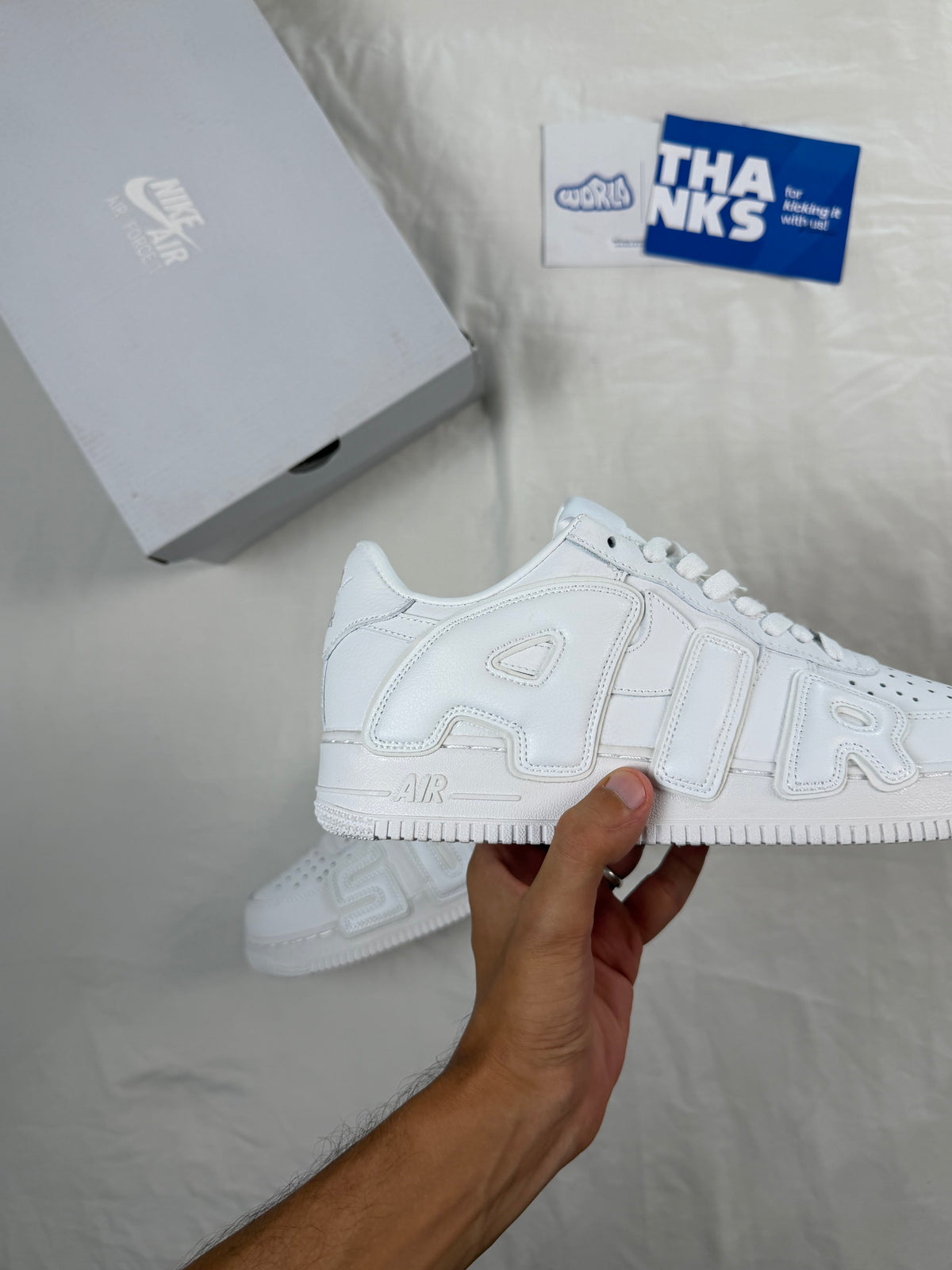 Nike x CPFM Air Force 1 "Triple White"