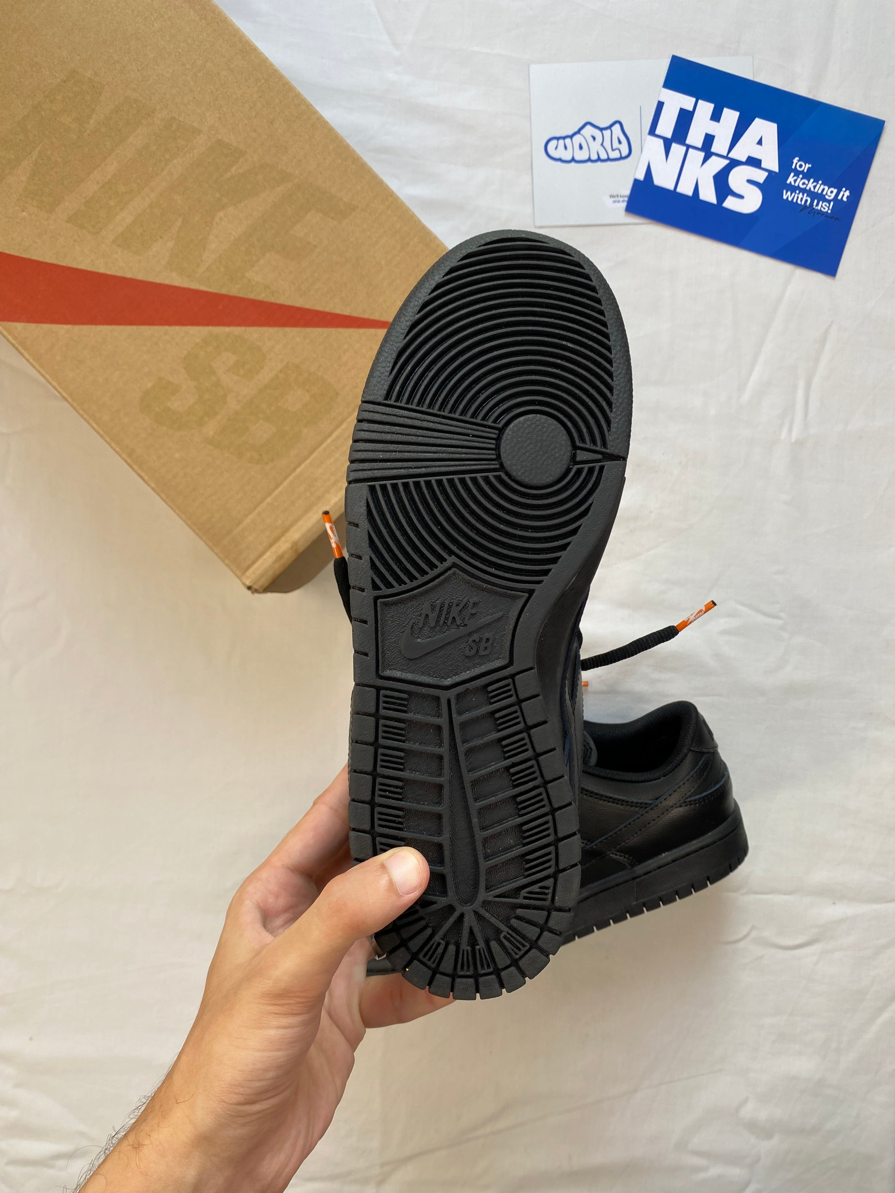 Nike Dunk Low Pro SB 'Triple Black' Sample