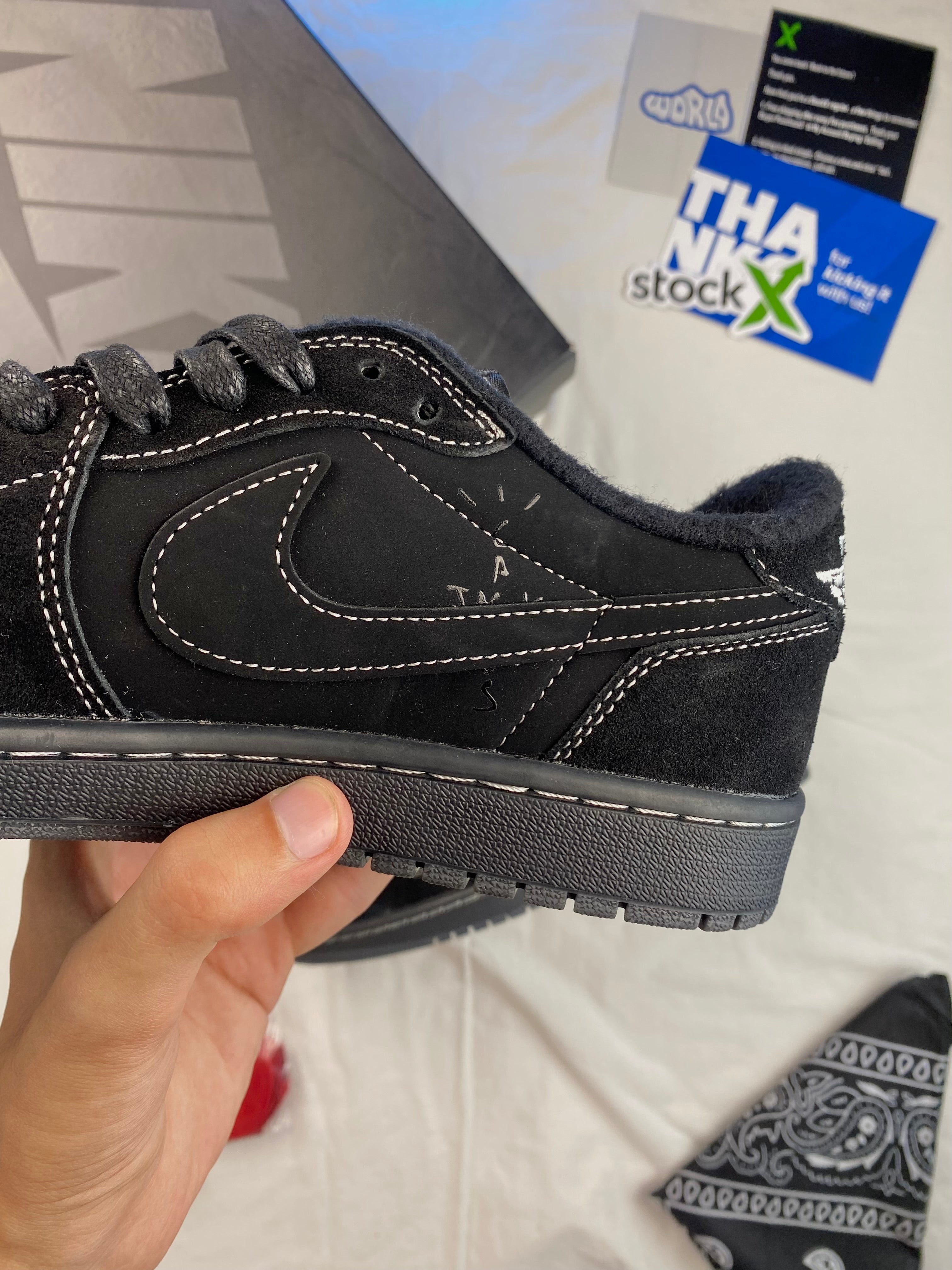 Travis Scott x Air Jordan 1 Low OG SP 'Black Phantom'