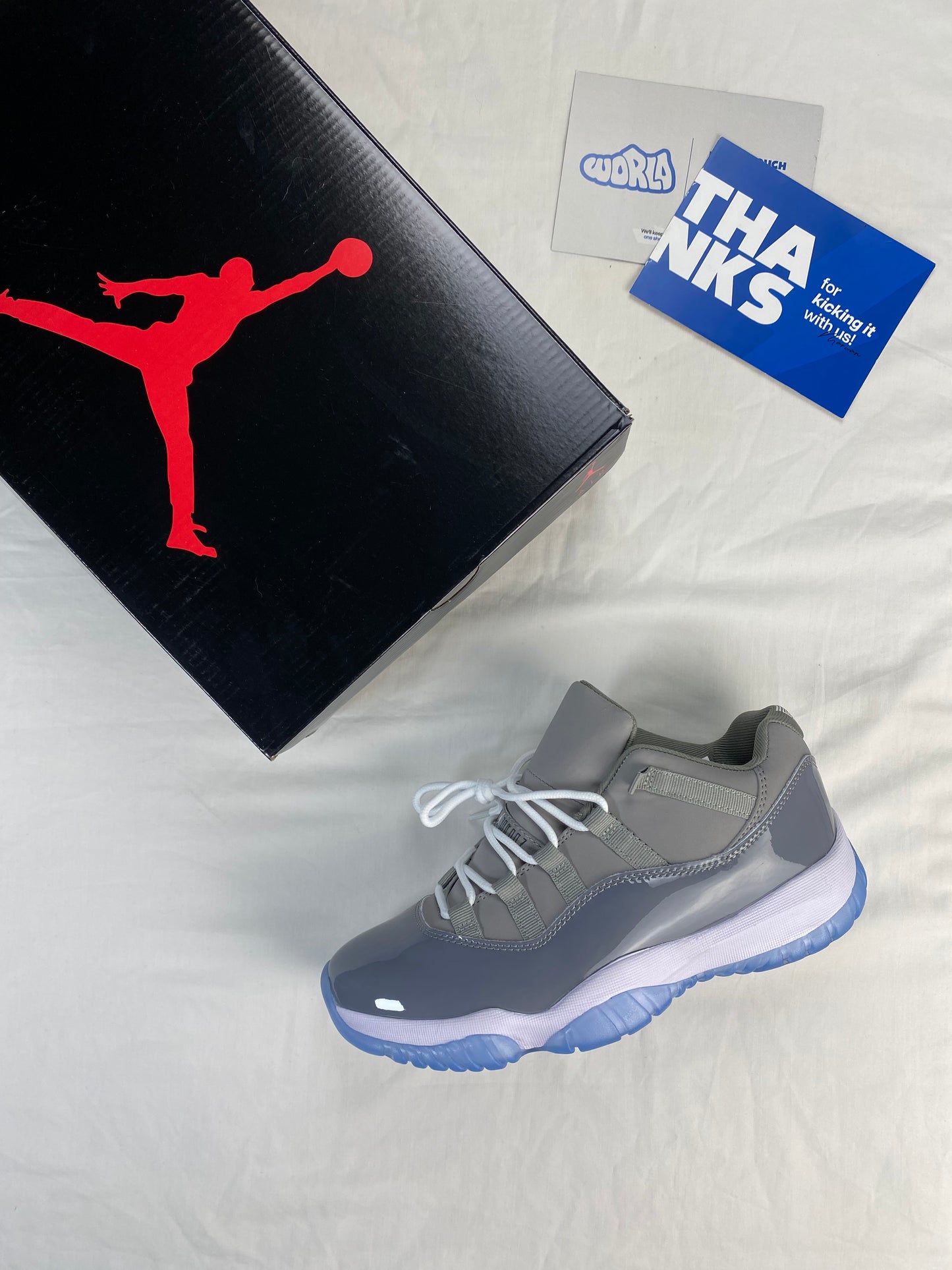 Jordan 11 Low Golf 'Cool Grey'
