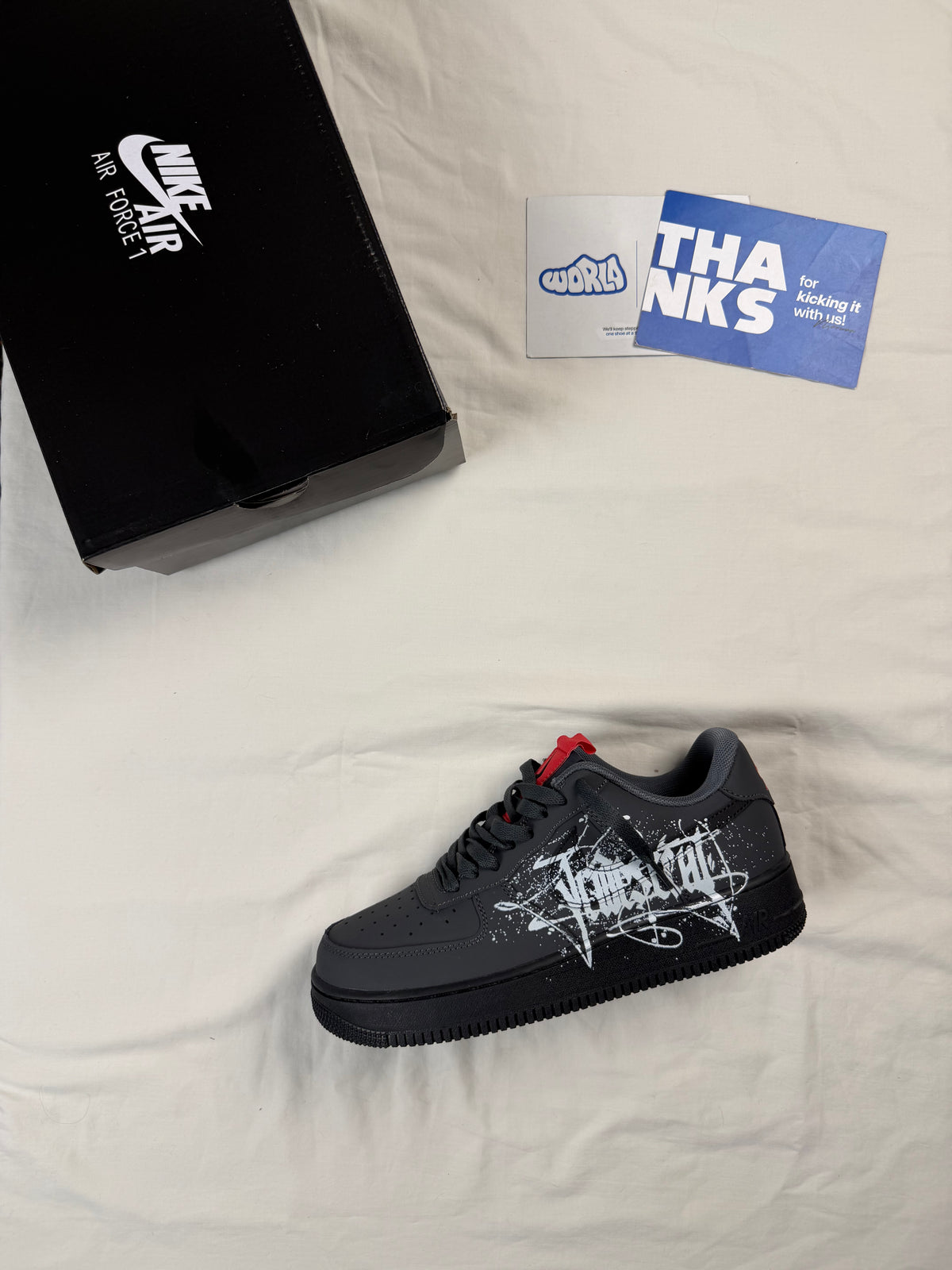 Nike Air Force 1 Low Anthracite Custom