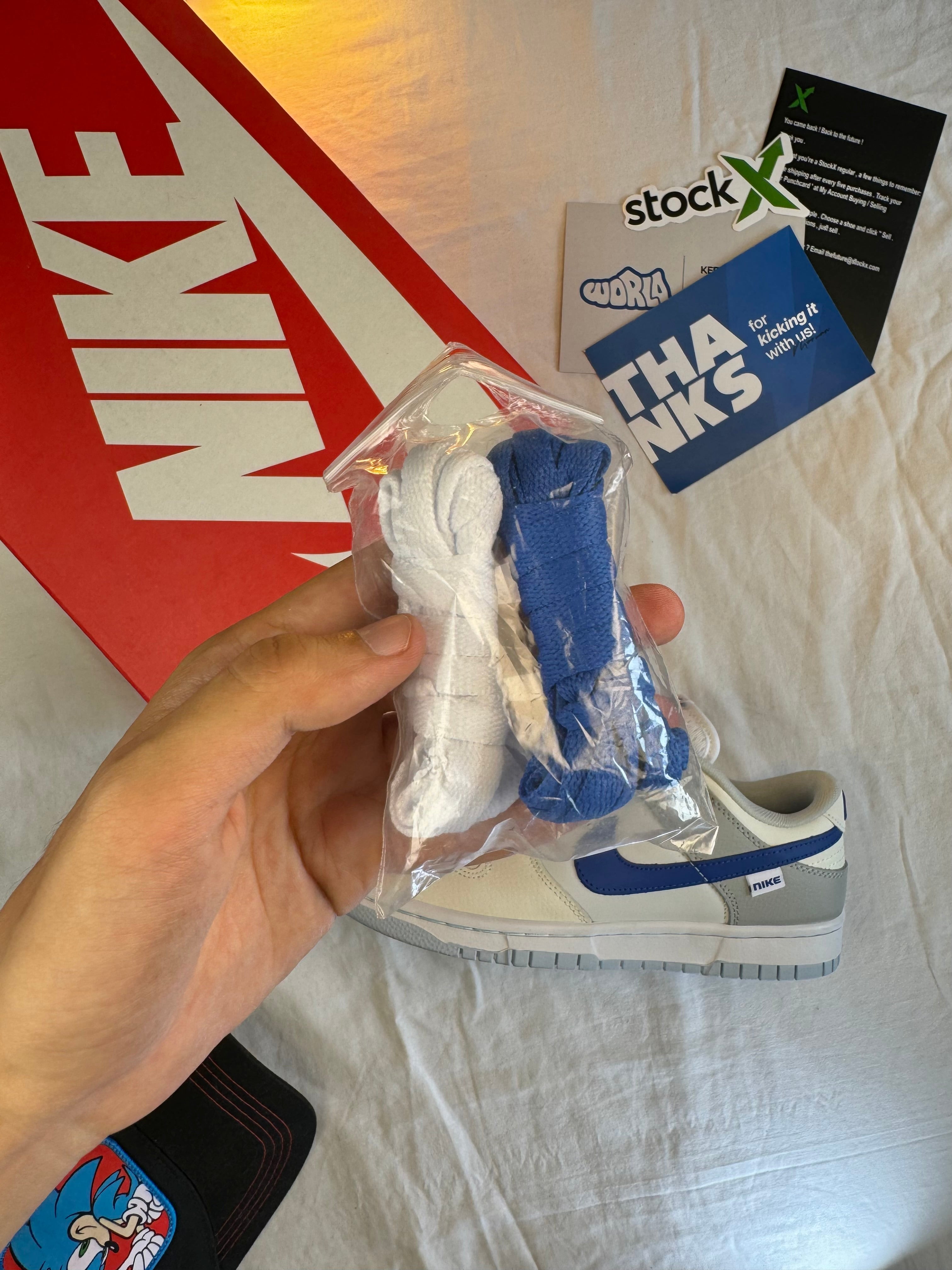 Nike DUNK LOW GS 'JUST STITCH IT - HYPER ROYAL'