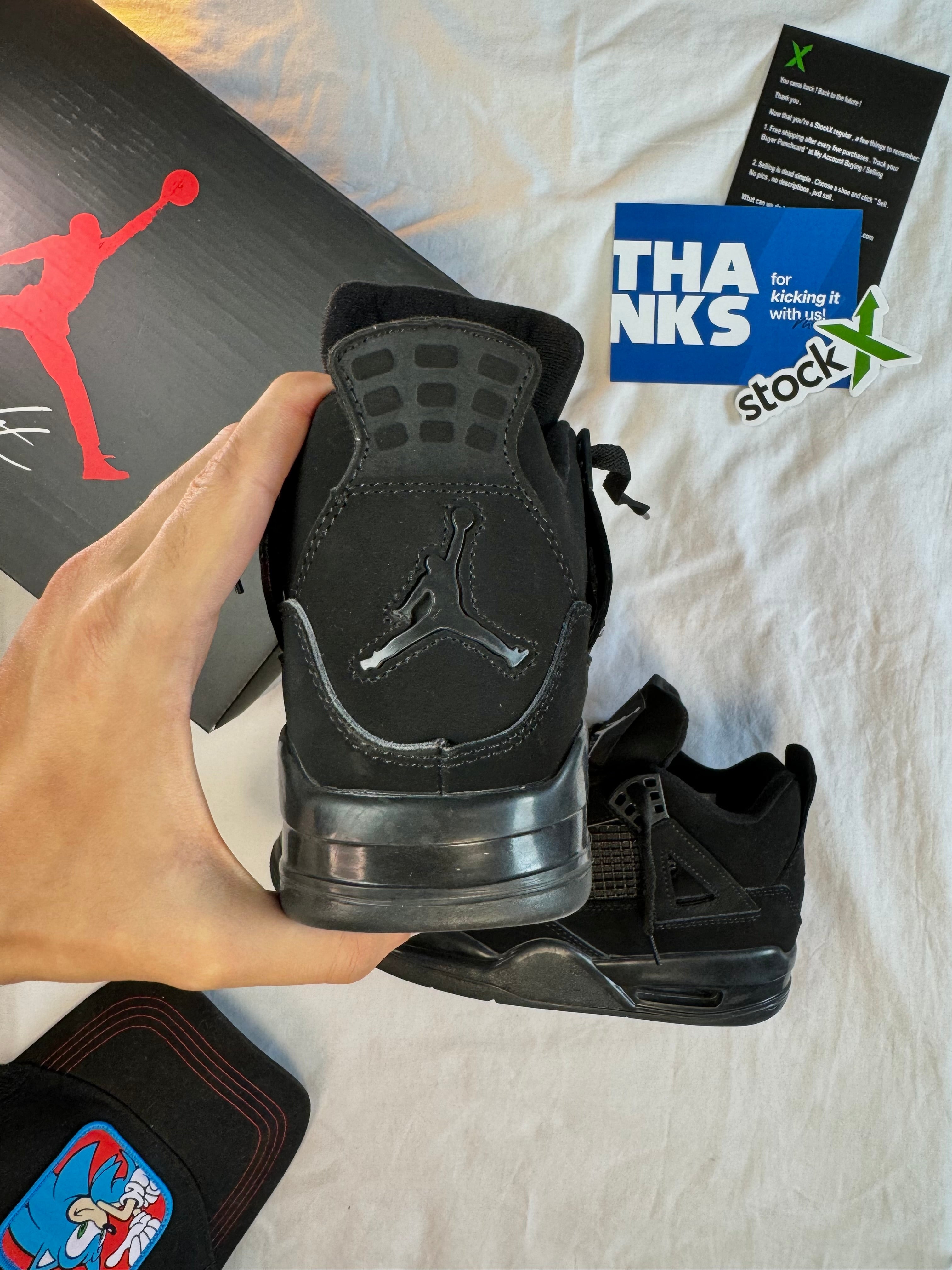 Air Jordan 4 Retro GS 'Black Cat'