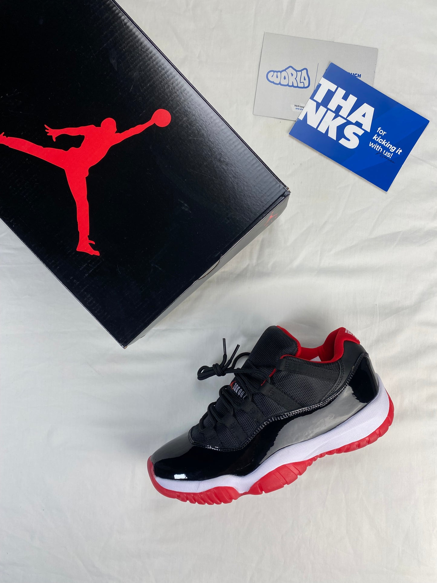 Jordan 11 Retro Low 'Bred'