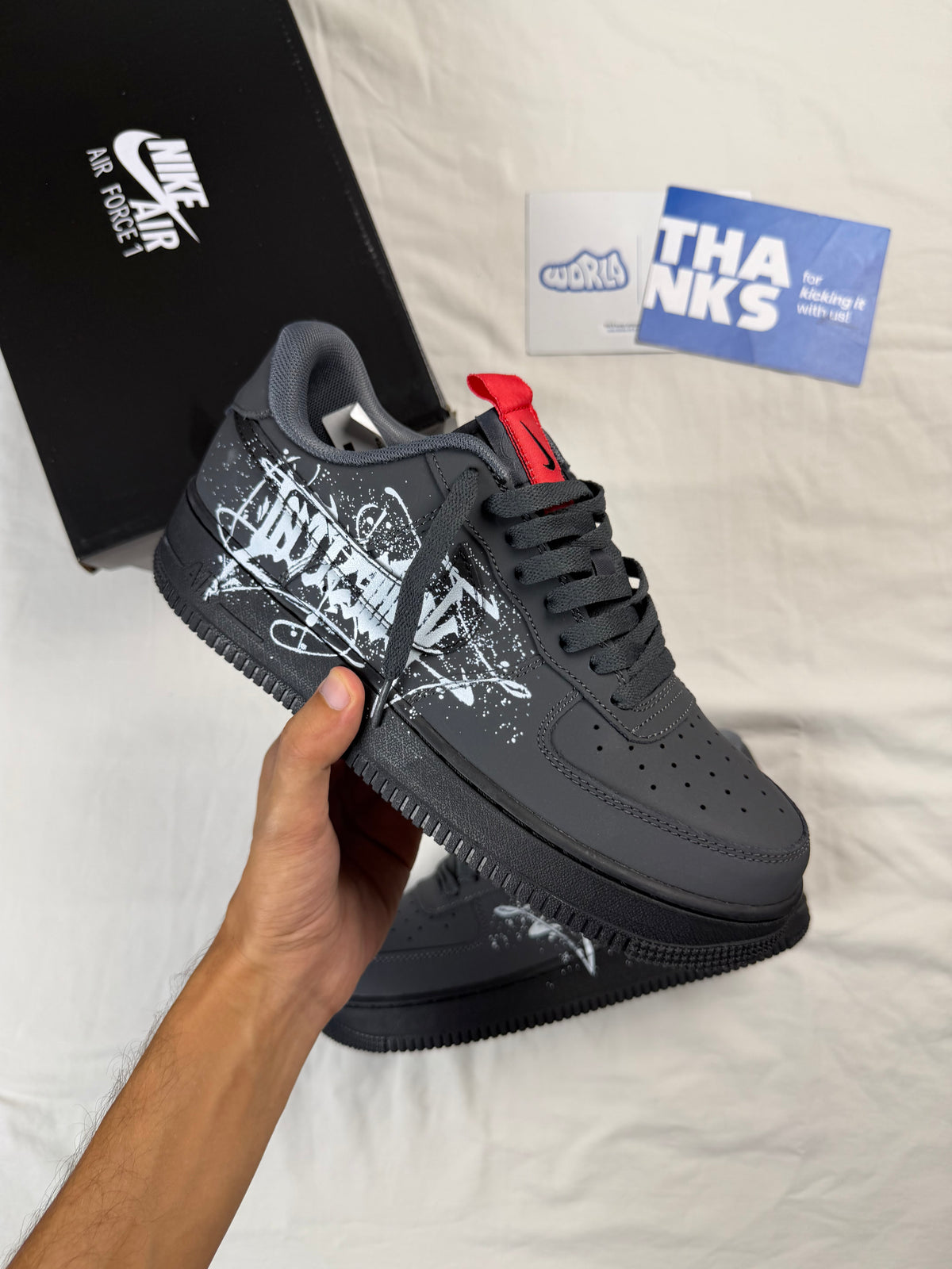 Nike Air Force 1 Low Anthracite Custom