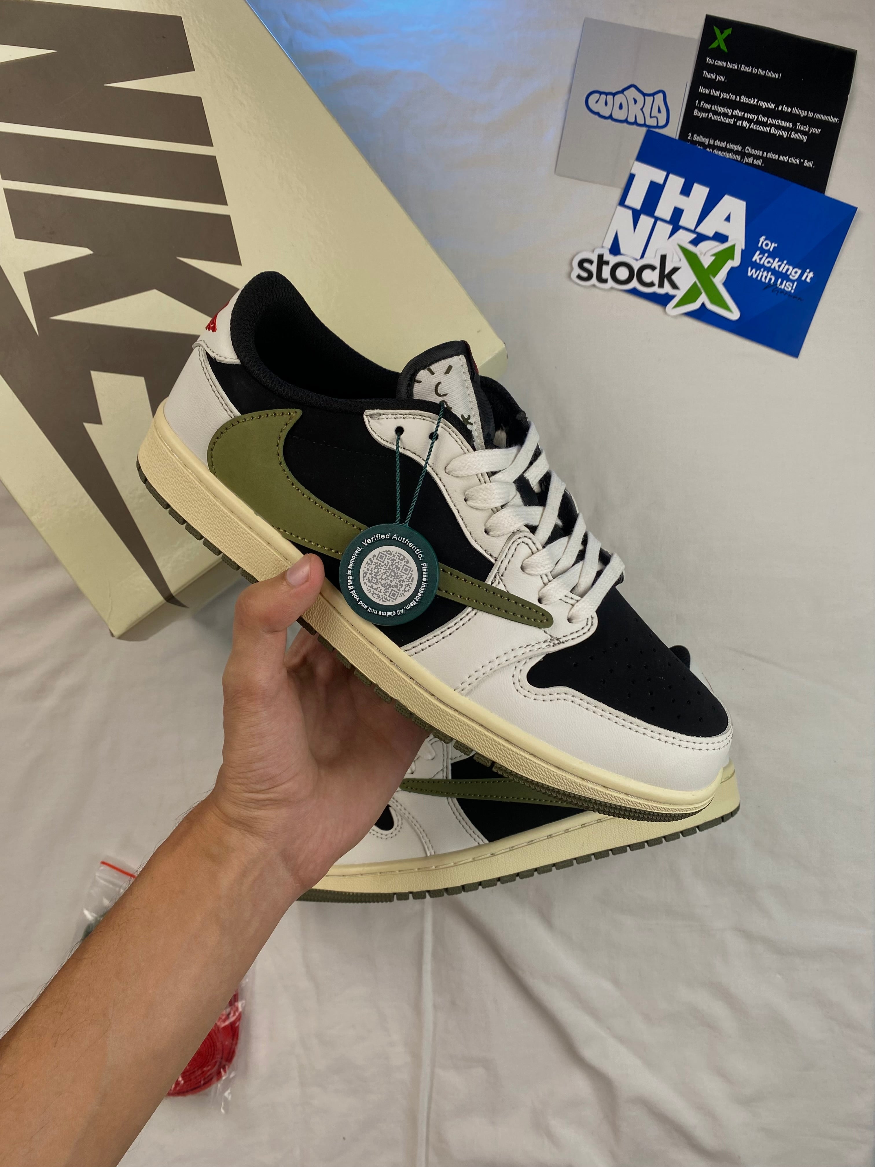 Travis Scott x Air Jordan 1 Low 'Olive'