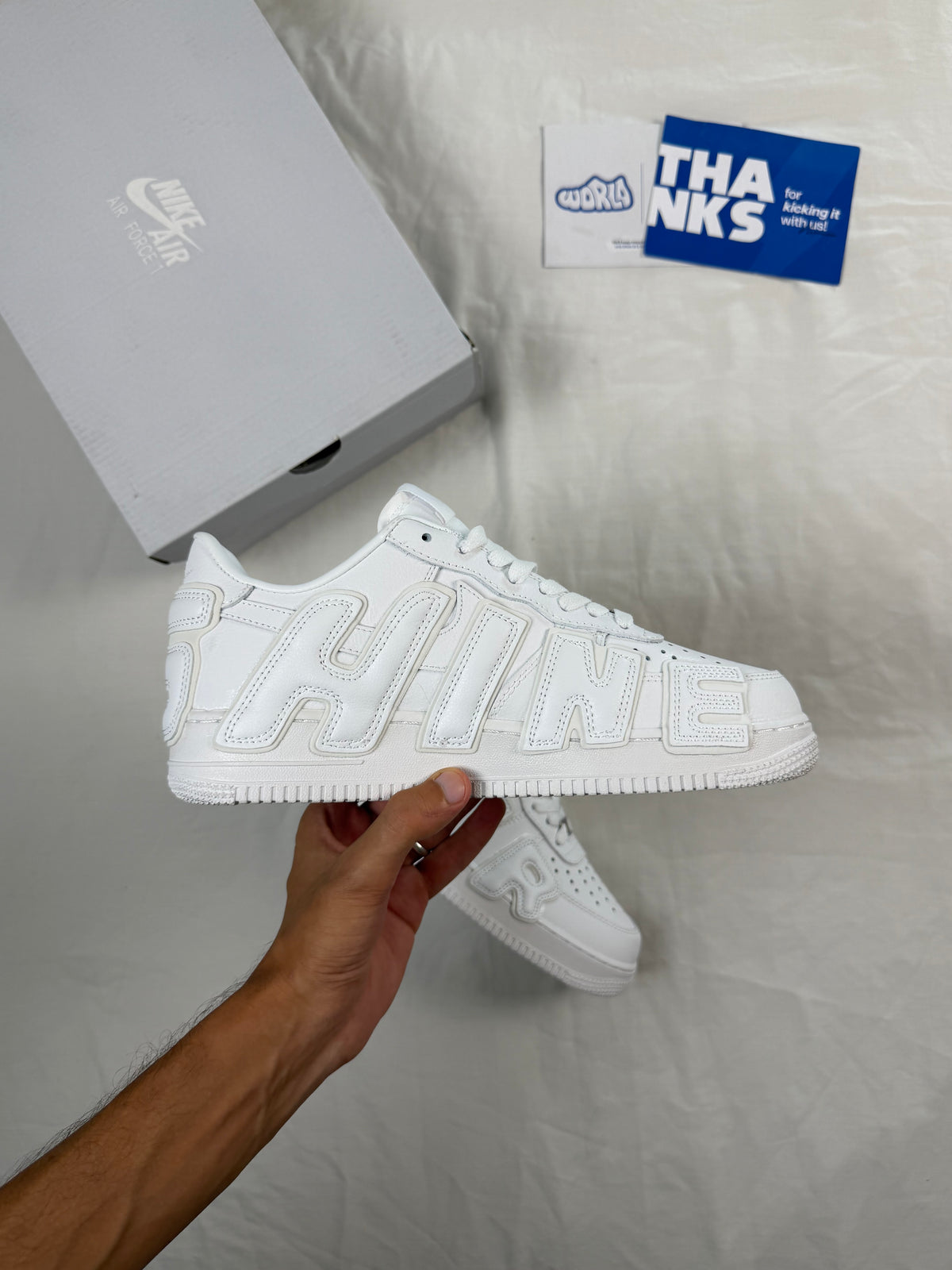 Nike x CPFM Air Force 1 "Triple White"