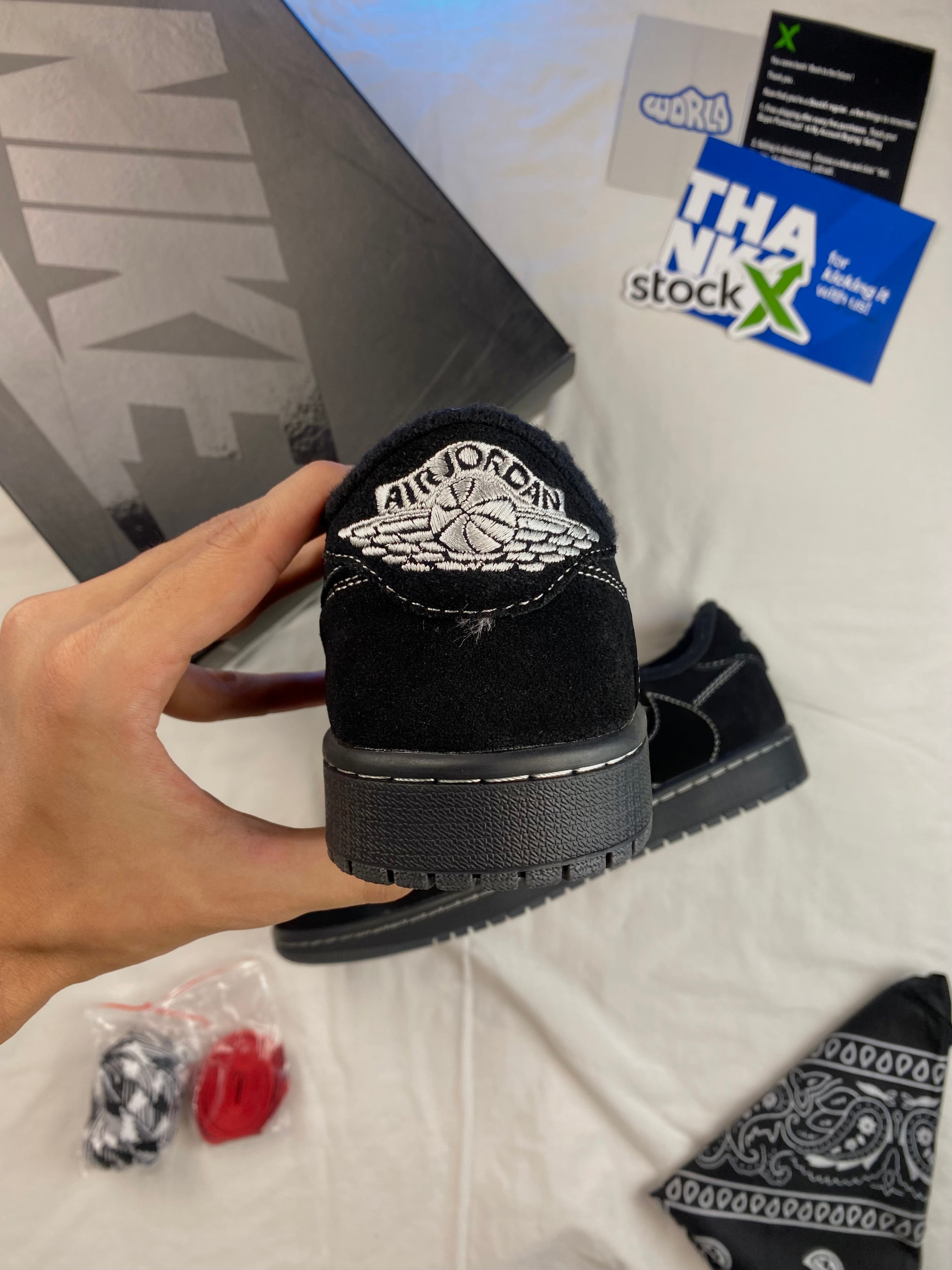 Travis Scott x Air Jordan 1 Low OG SP 'Black Phantom'