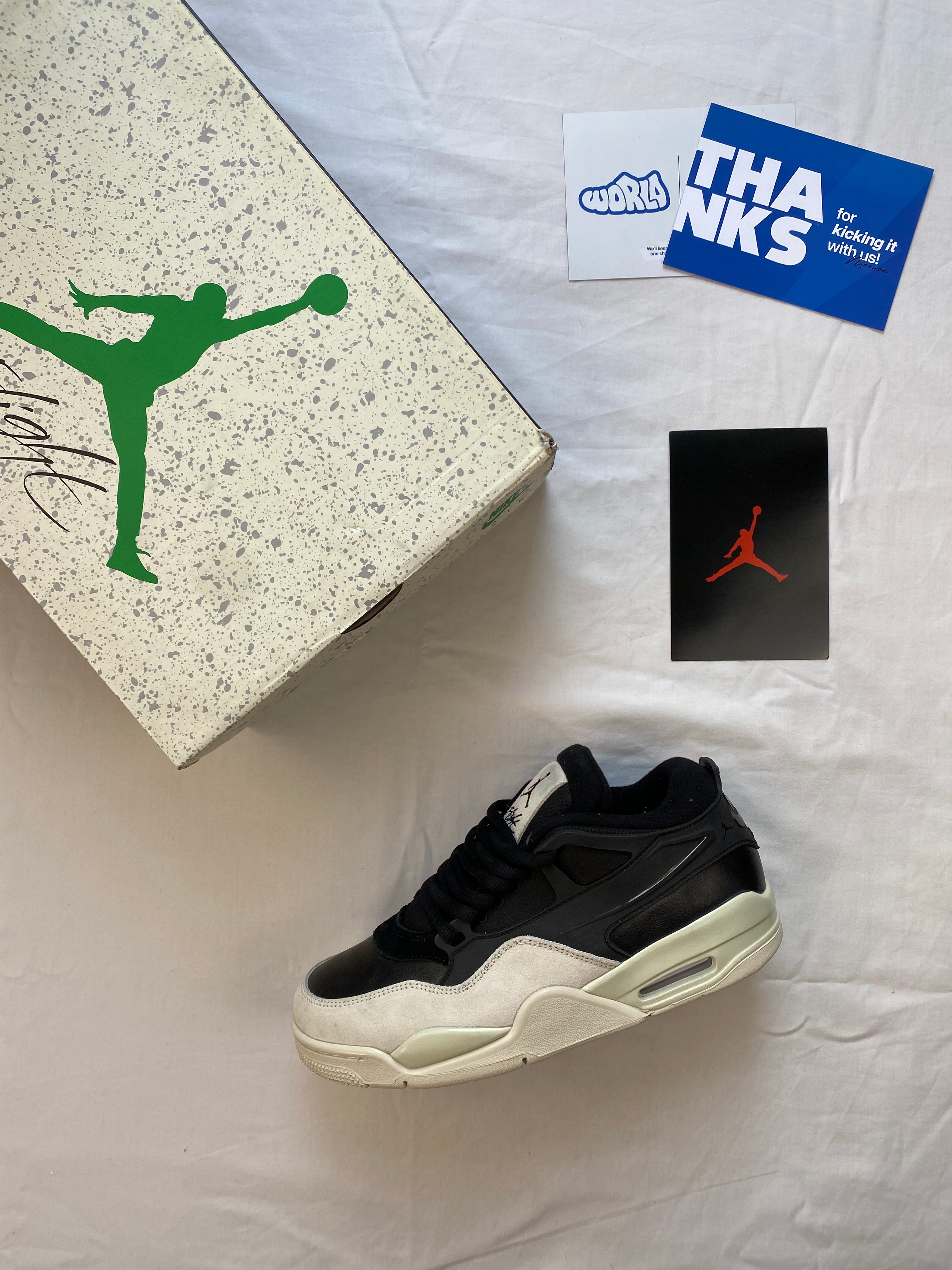 Jordan 4 RM 'Black Light Bone'