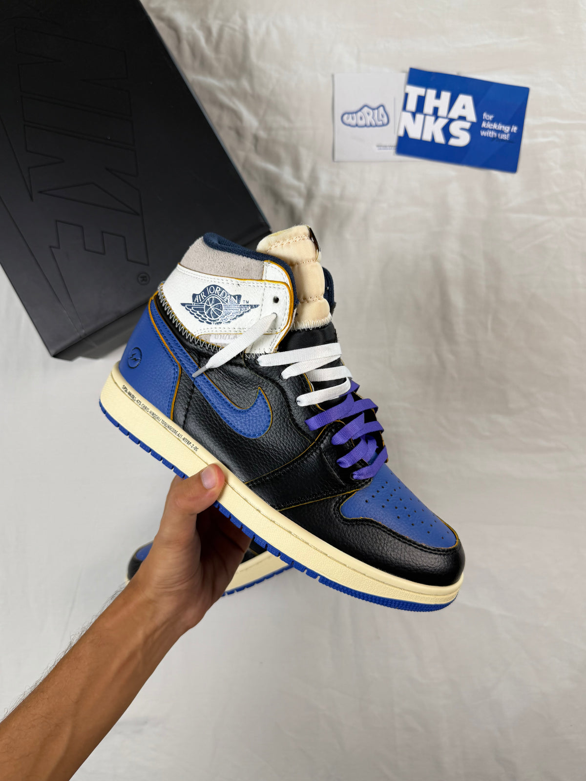 Fragment Design x Union LA x Jordan 1 Retro High OG 'Sport Royal'