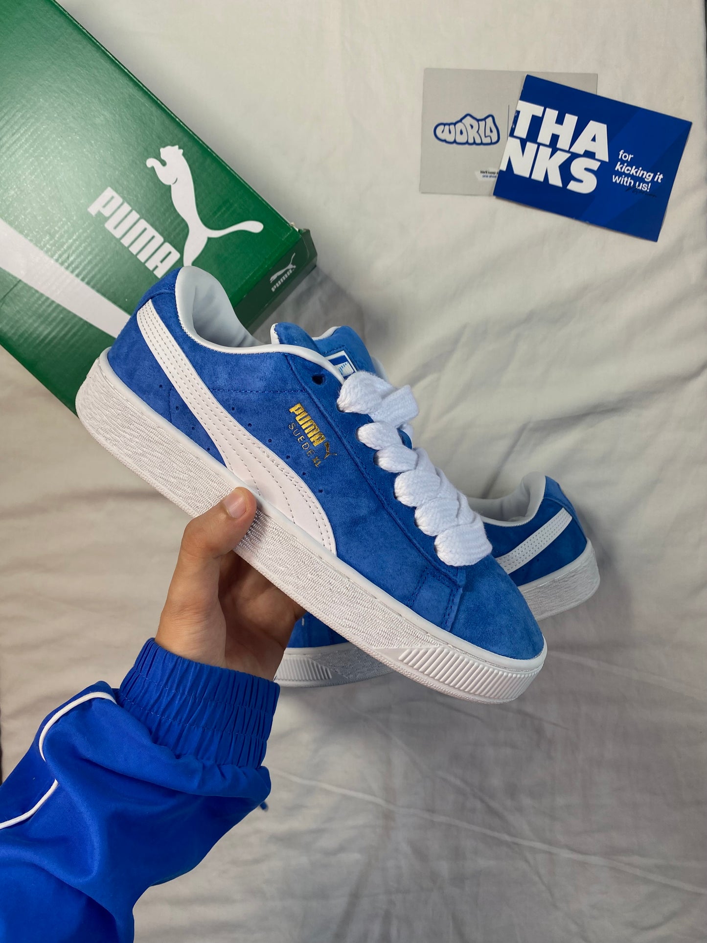 Puma Suede XL Little Kid 'Team Royal Blue'