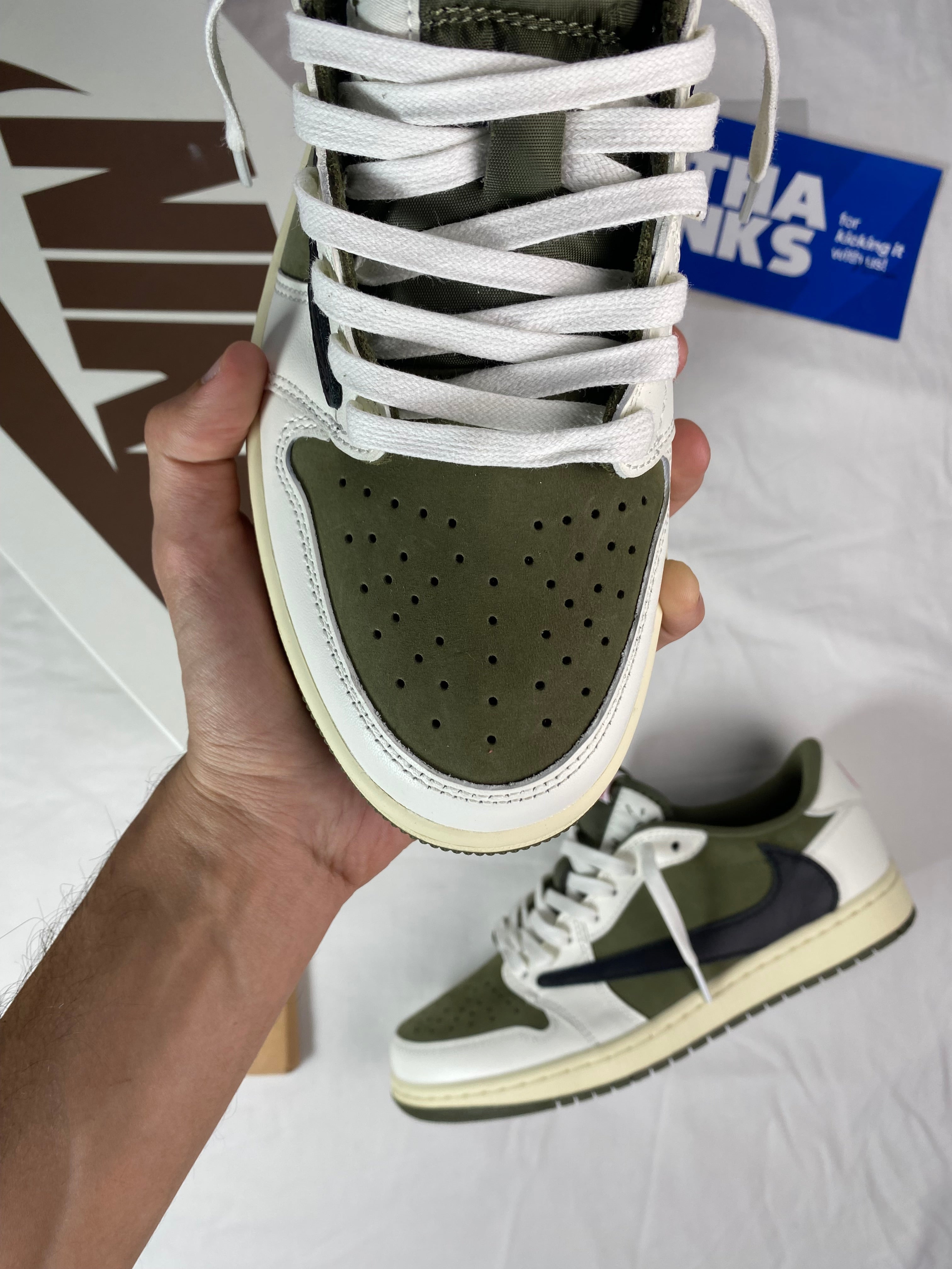 Travis Scott x Jordan 1 Low OG SP 'Reverse Olive / Medium Olive'