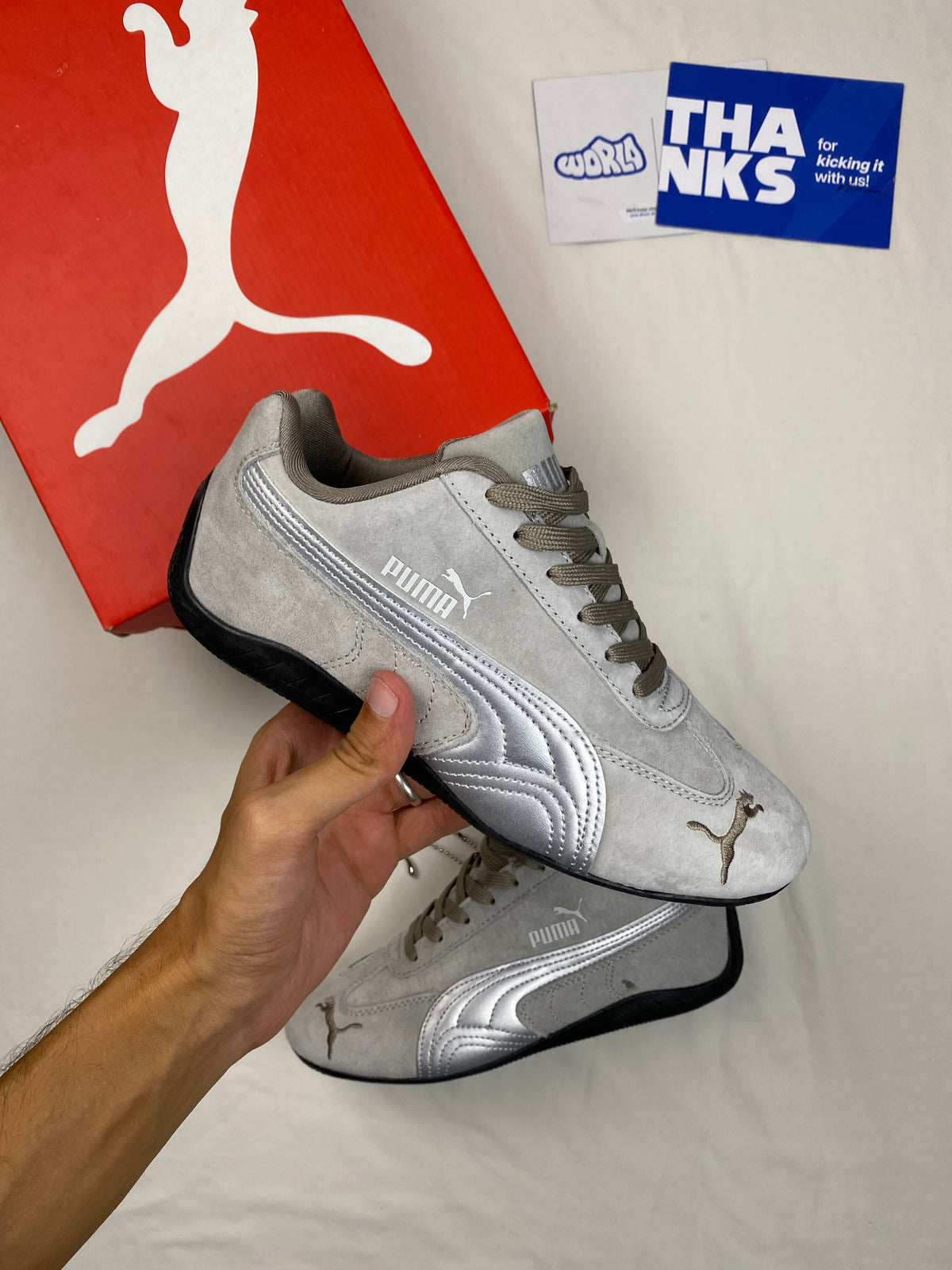 Puma Speedcat Suede "Metallic Grey"