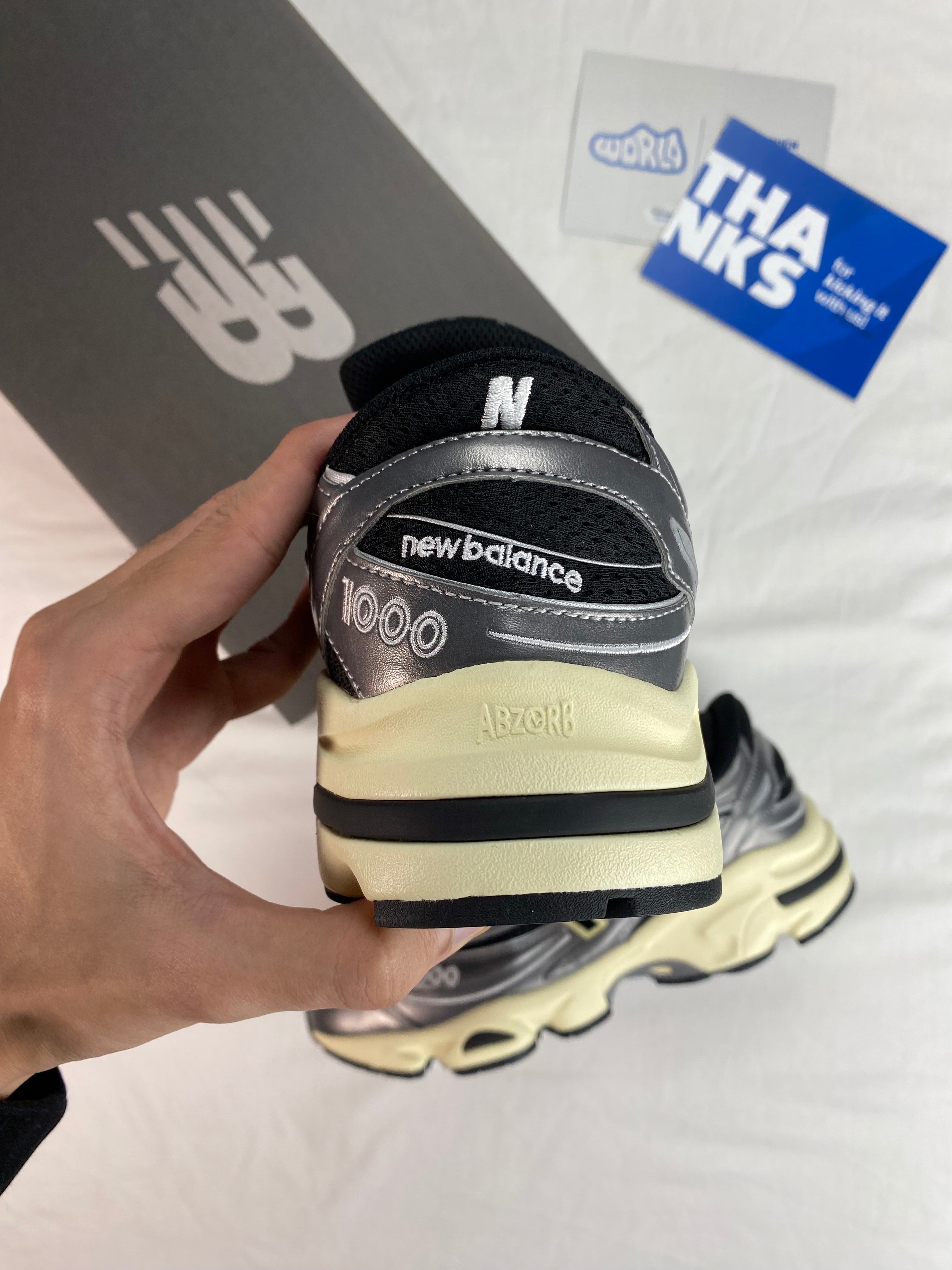 New Balance 1000 'Silver Metallic'