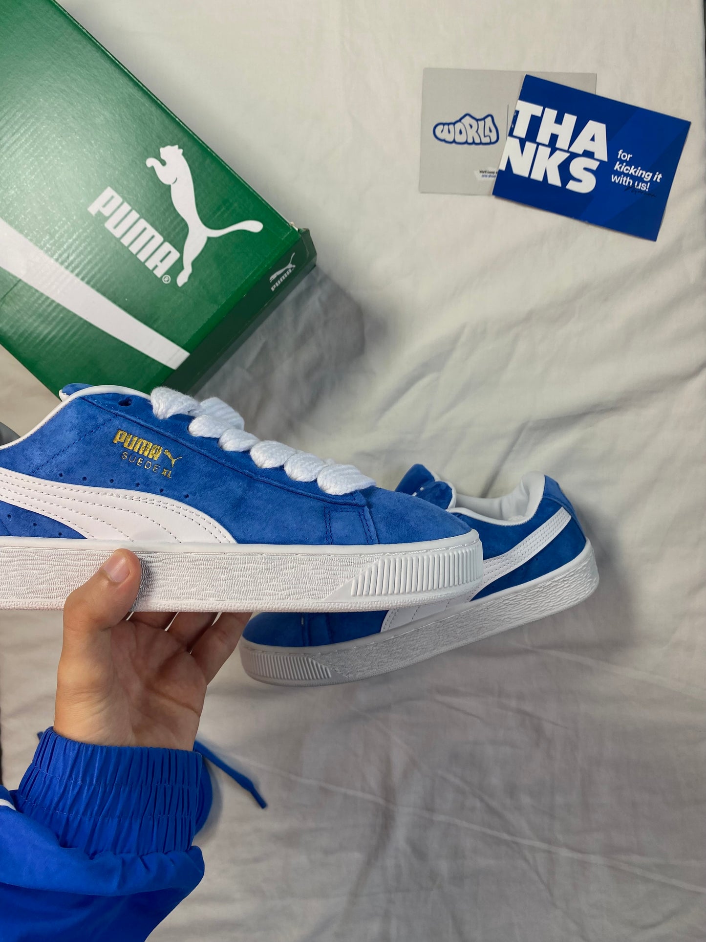 Puma Suede XL Little Kid 'Team Royal Blue'