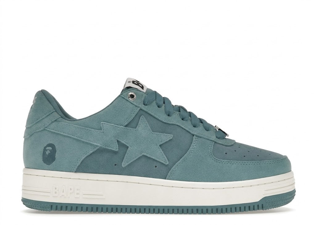 A Bathing Ape Bape Sta Blue Suede