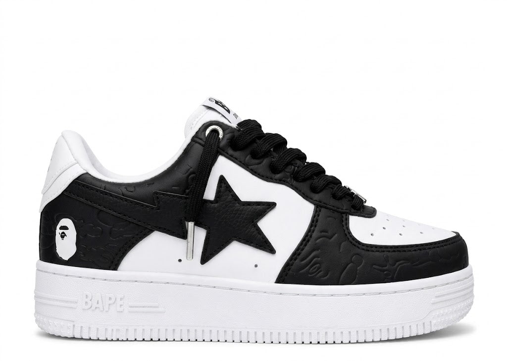 A Bathing Ape Bape Sta OS #2 M2 Black White